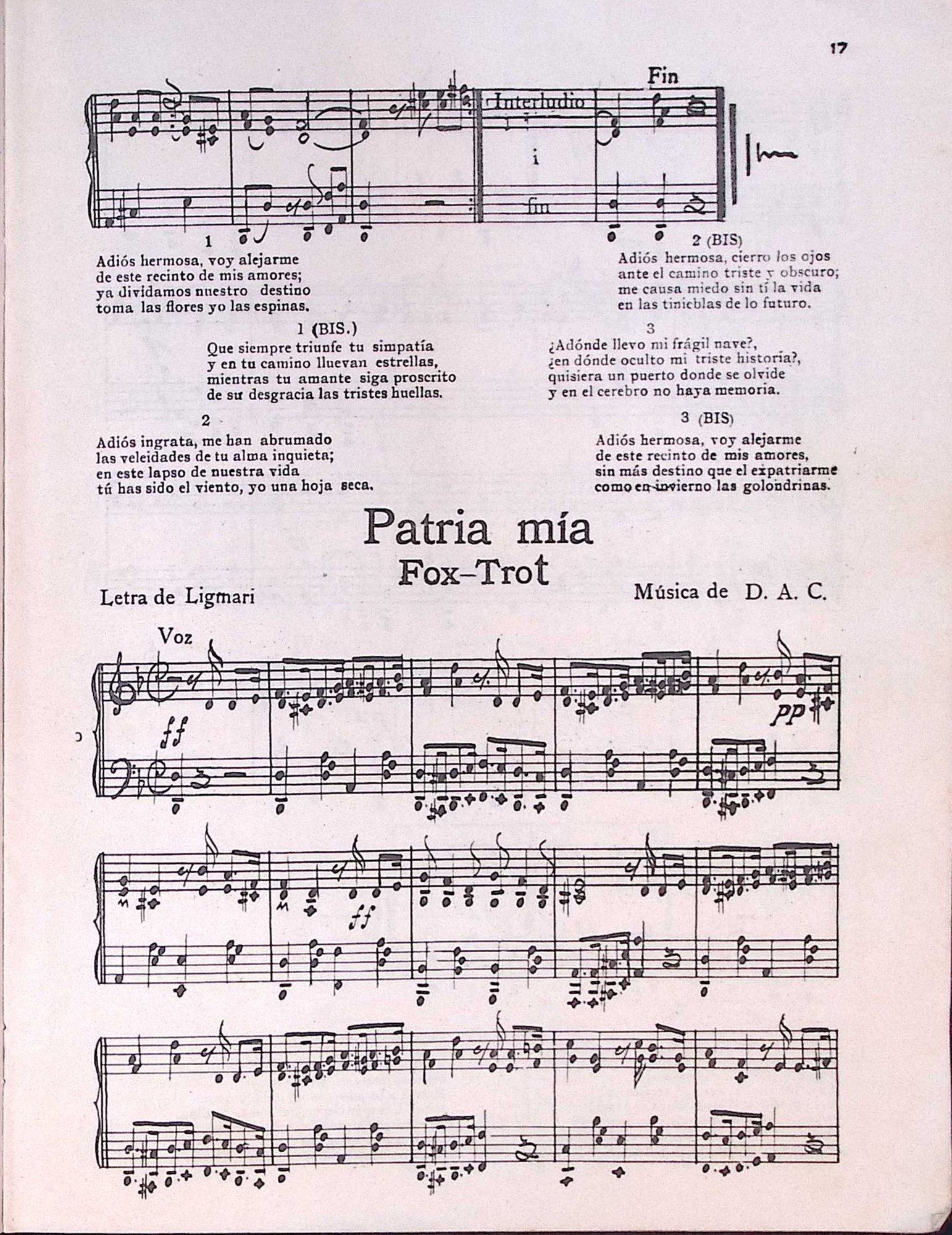 Portada de Patria mía