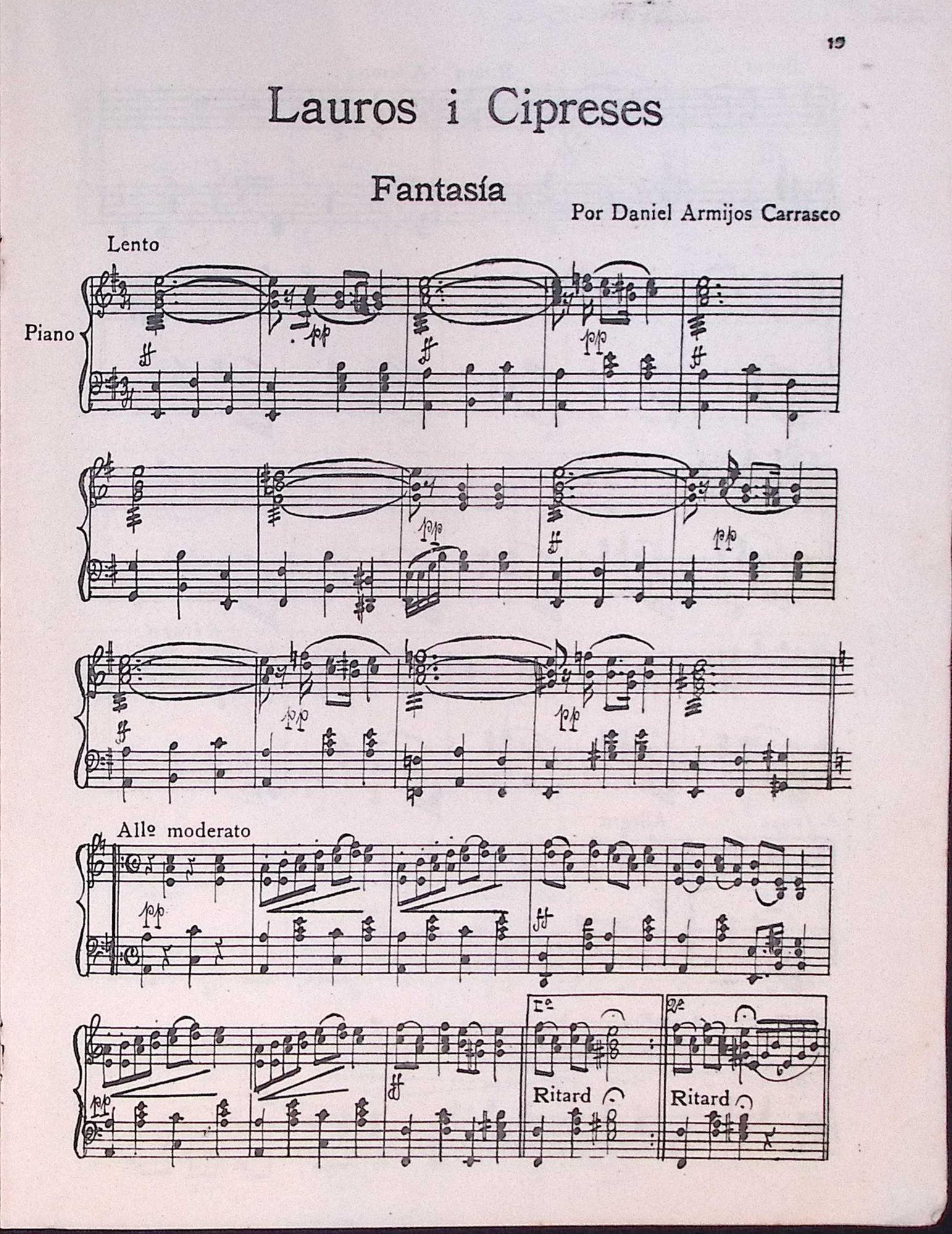 Portada de Lauros y Cipreses