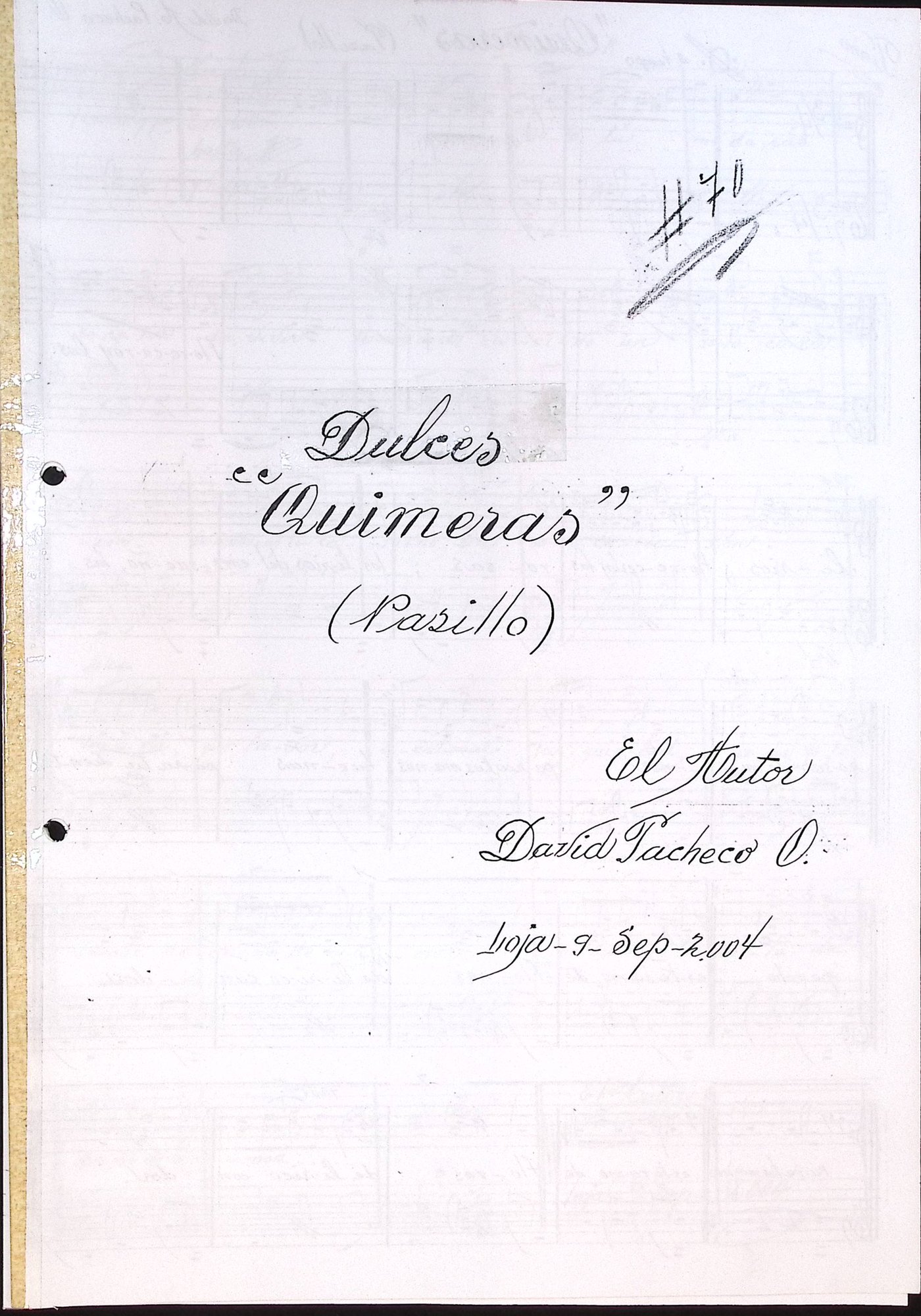 Portada de Dulces ¨Quimeras¨