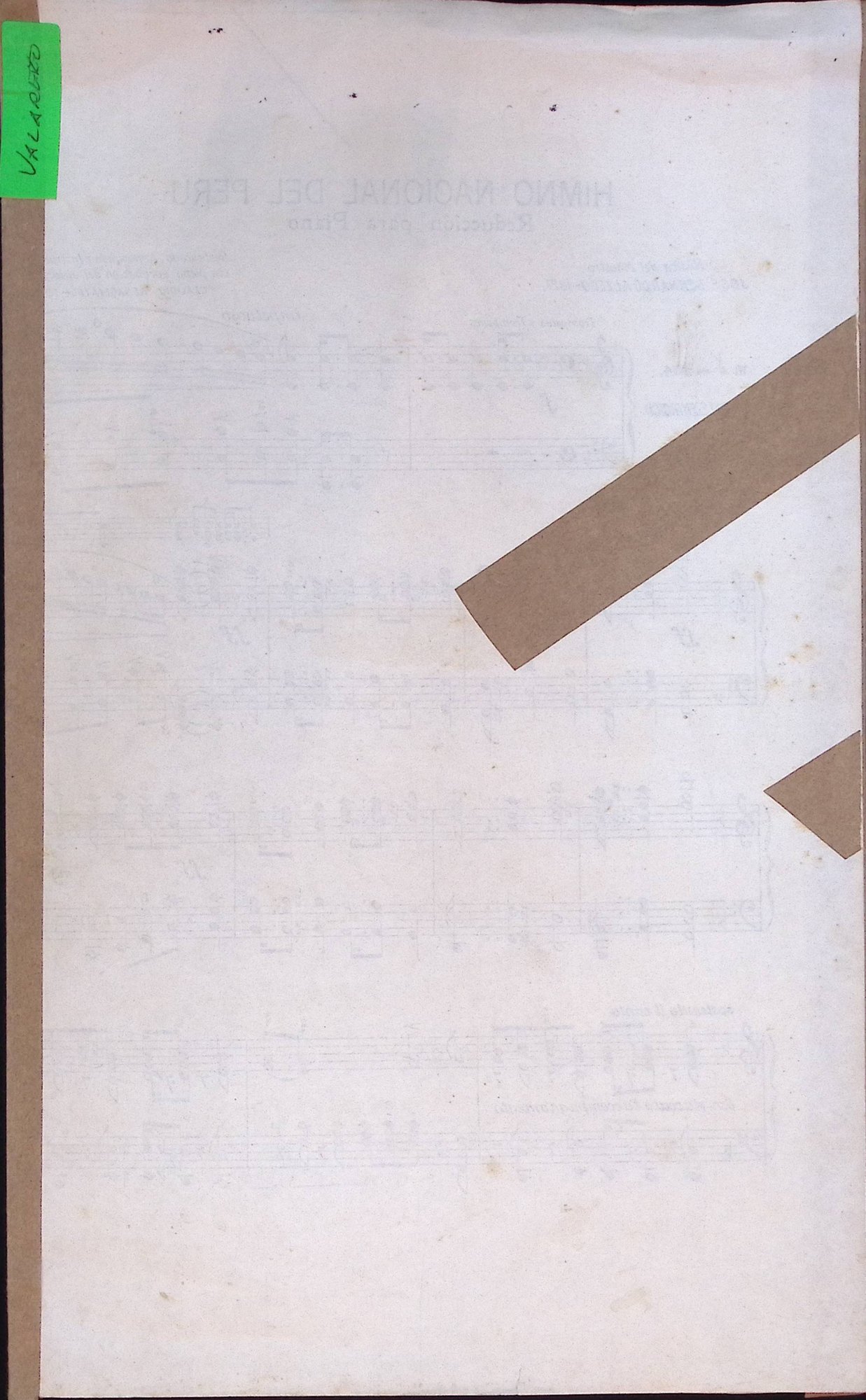 Portada de Himno Nacional del Perú