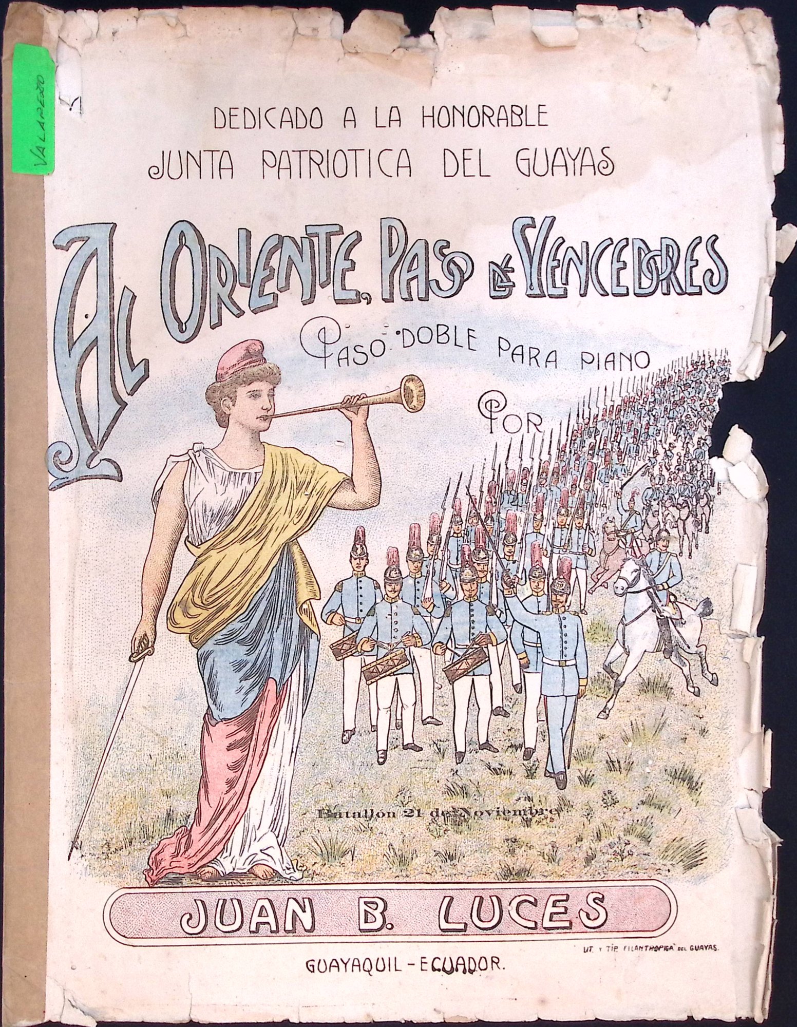 Portada de Al oriente, paso de vencedores