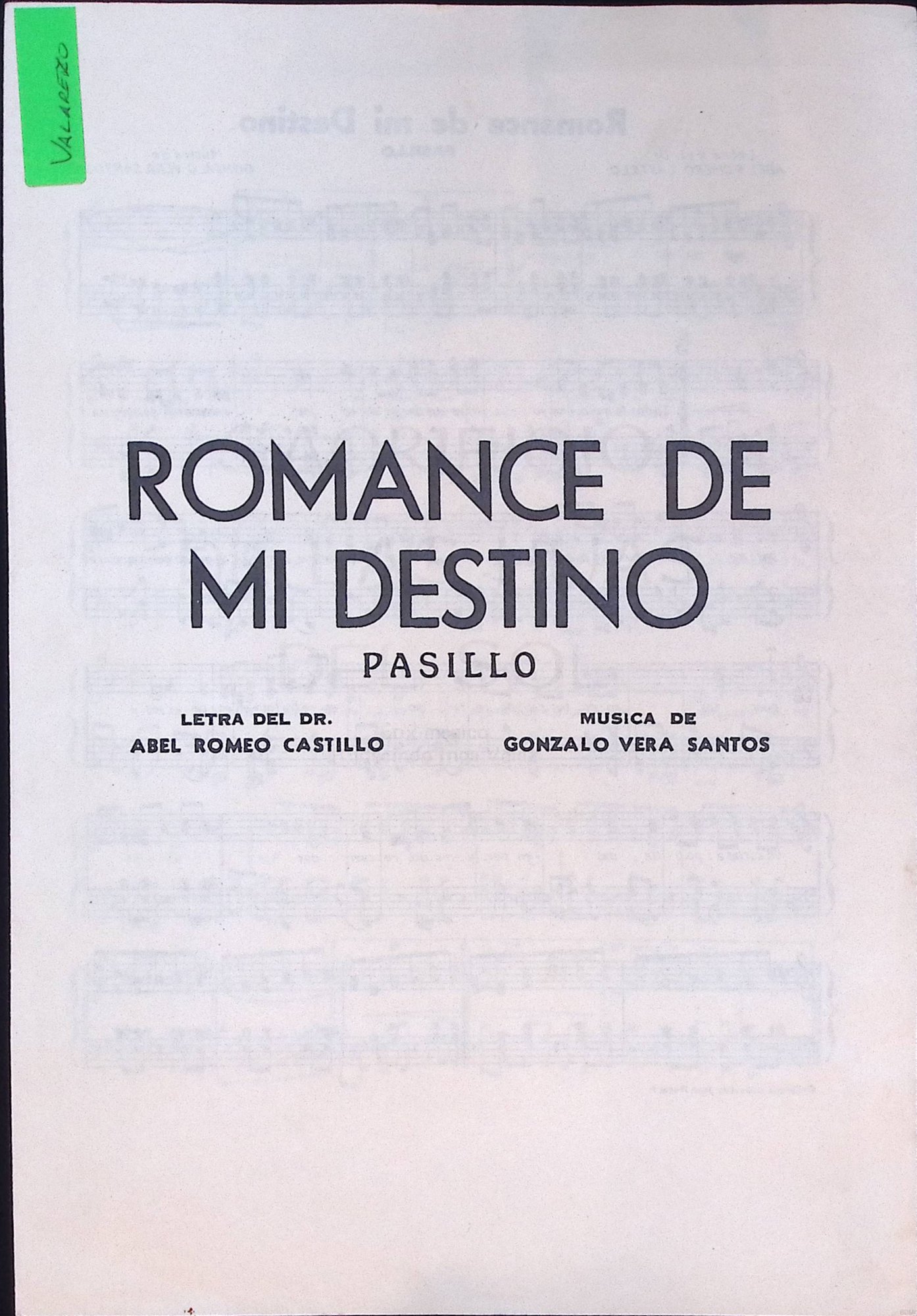 Portada de Romance de mi destino