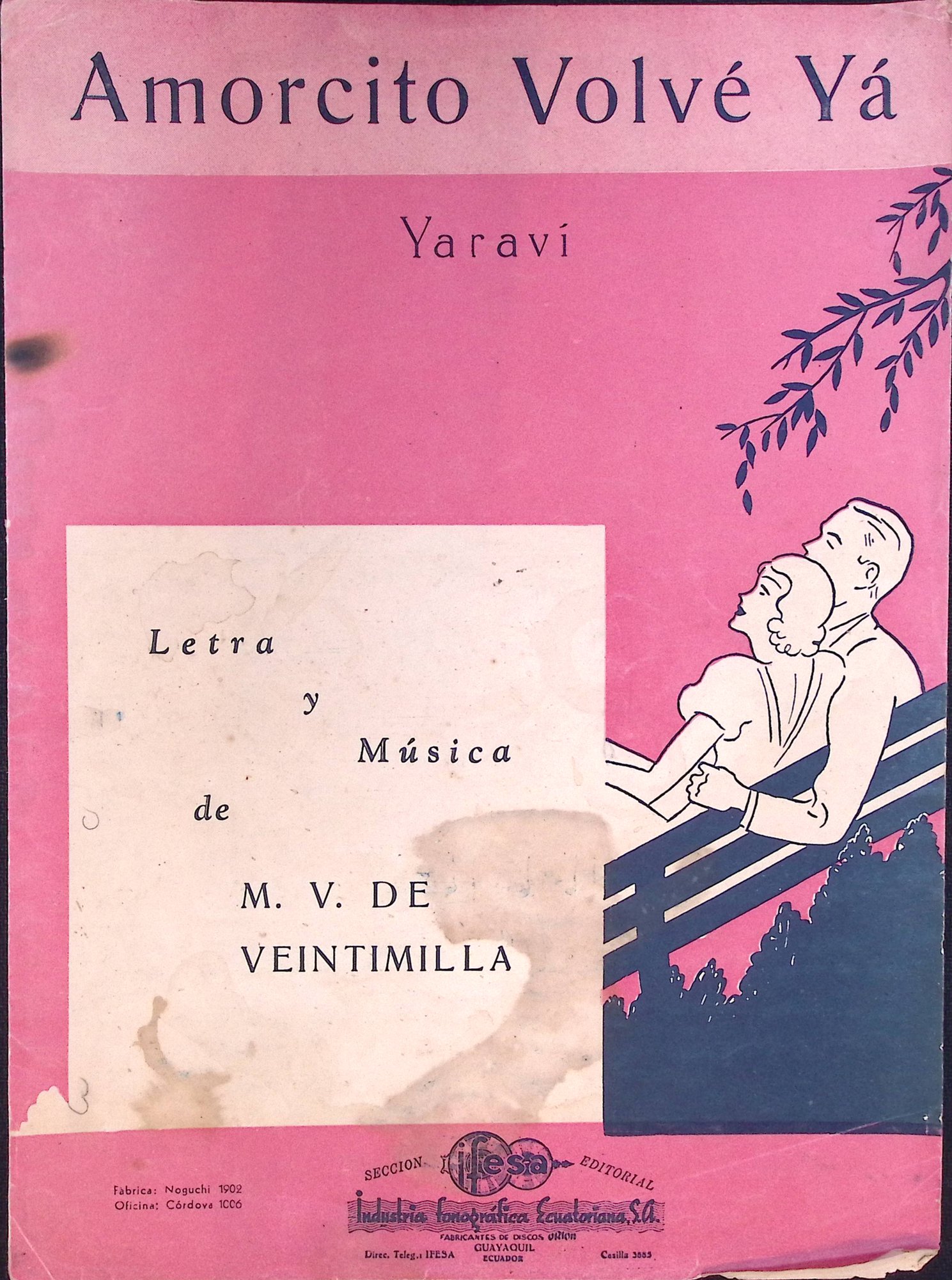 Portada de Amorcito Volvé yá