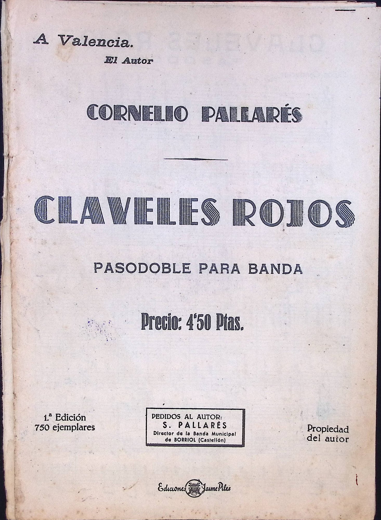 Portada de Claveles Rojos