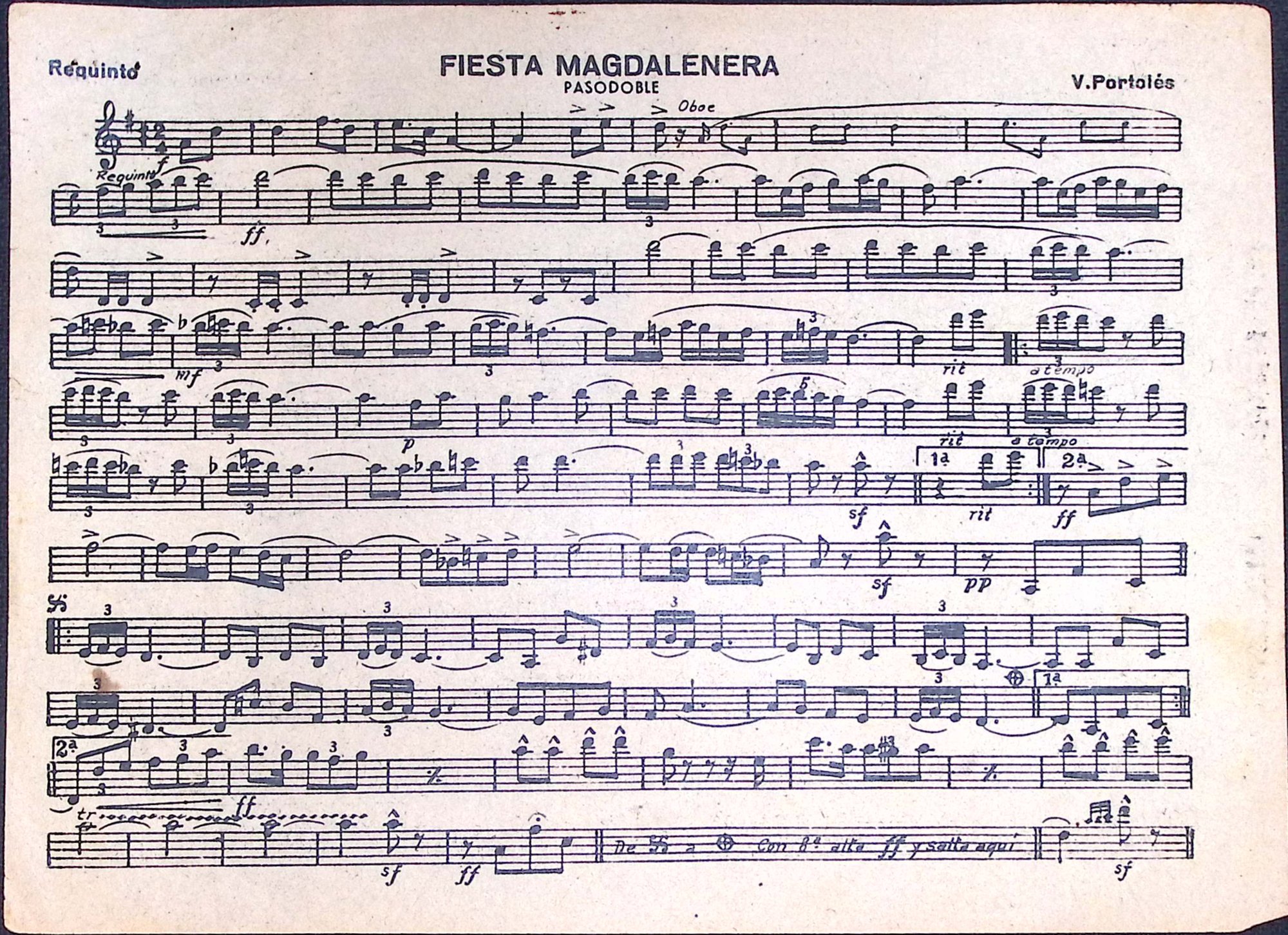 Portada de Fiesta Magdalenera