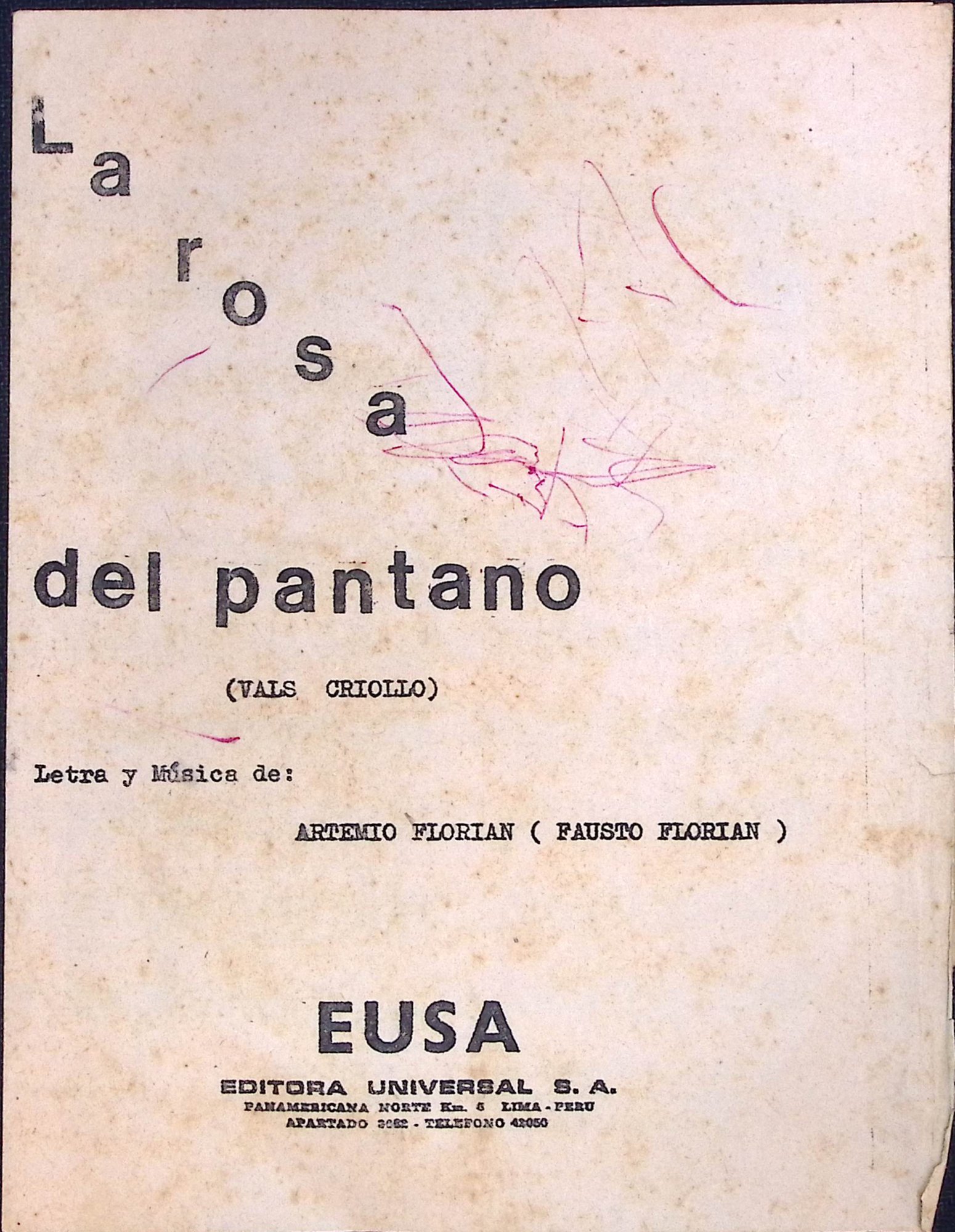 Portada de La rosa del Pantano
