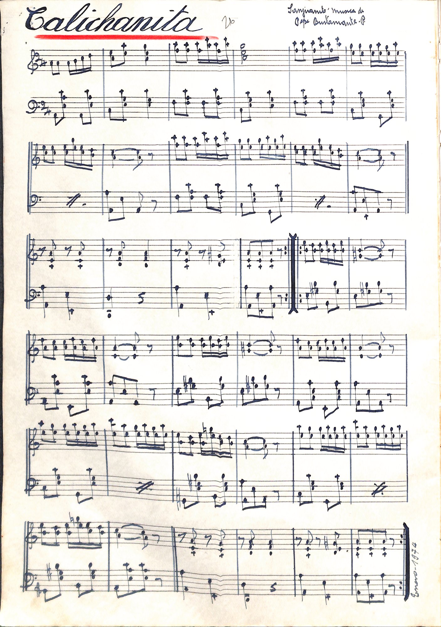 Portada de Calichanita