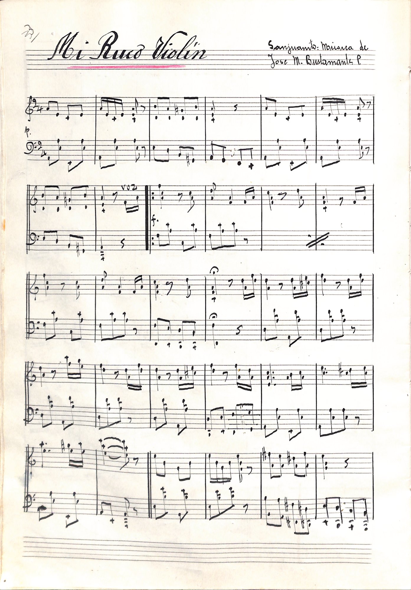 Portada de Mi Ruco Violín