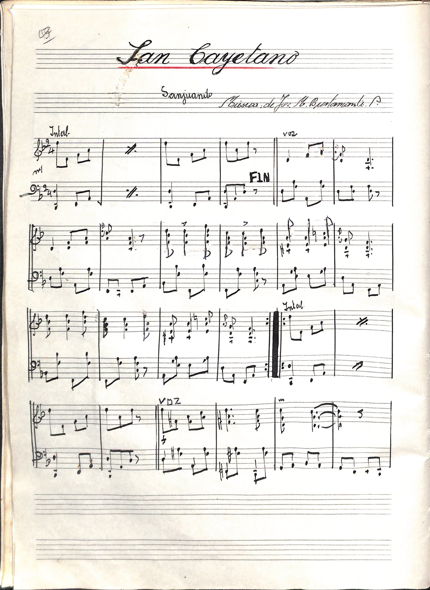 Portada de San Cayetano