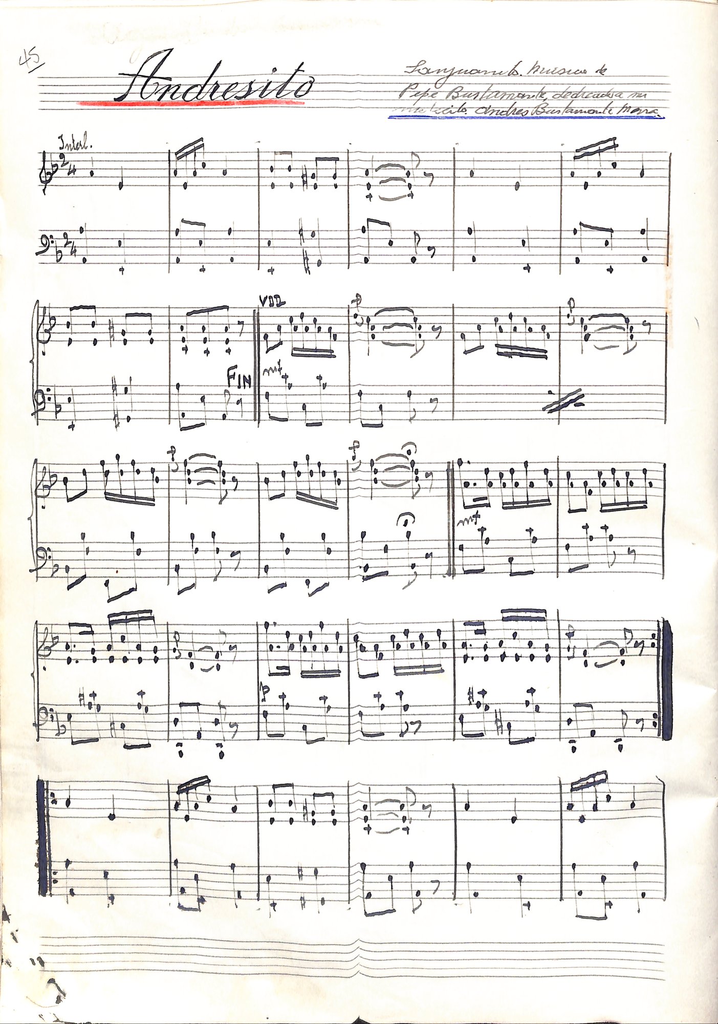 Portada de Andresito