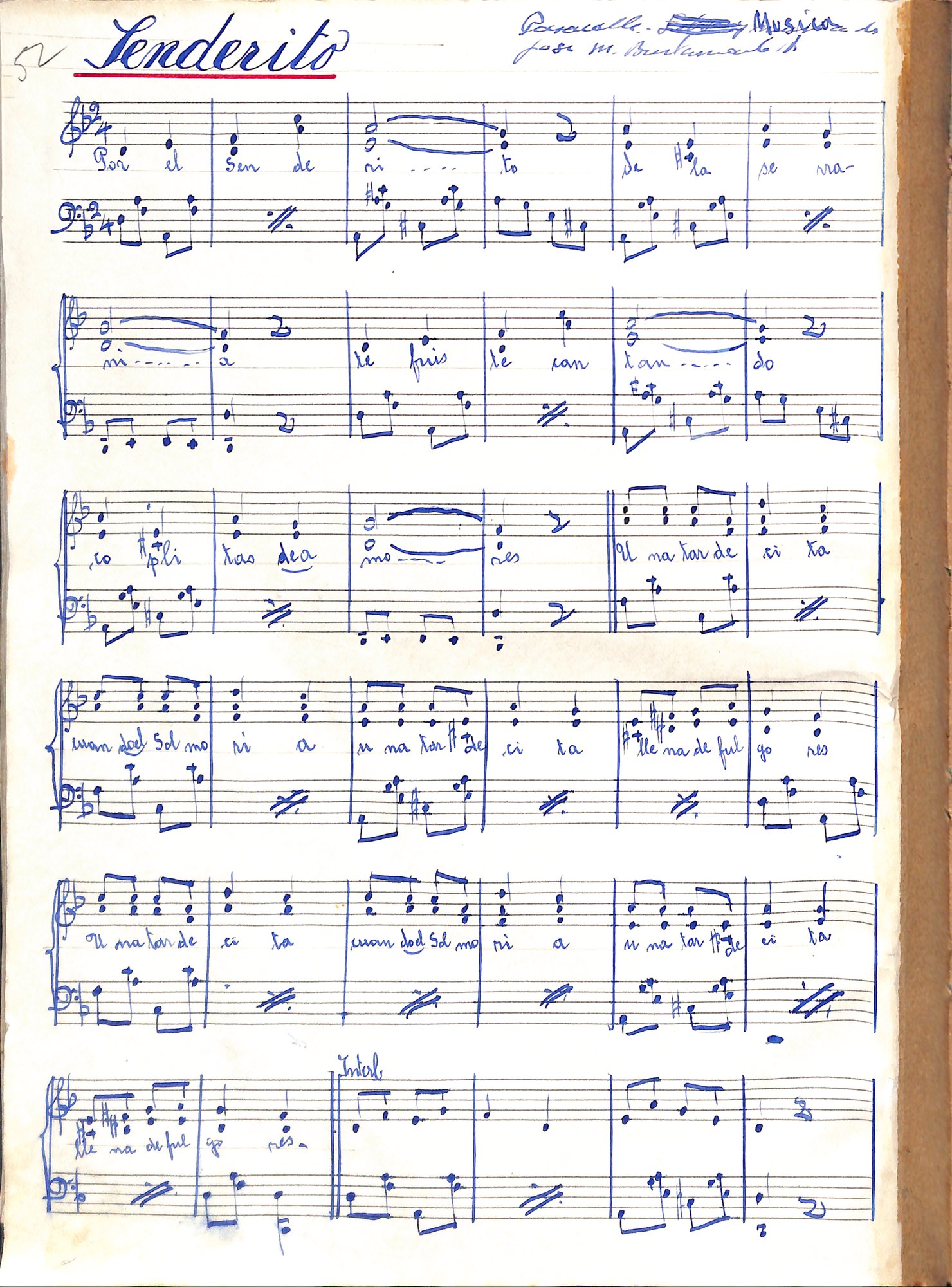 Portada de Senderito