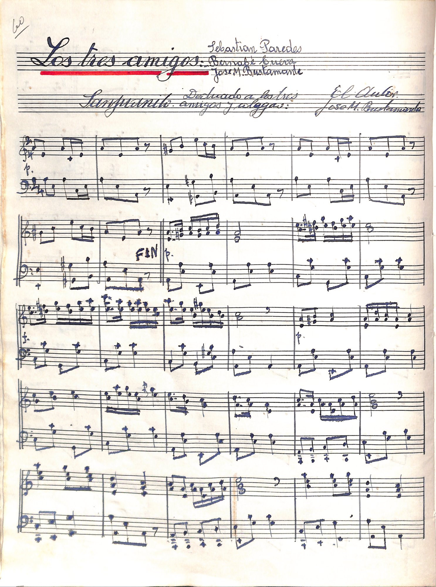 Portada de Los tres amigos