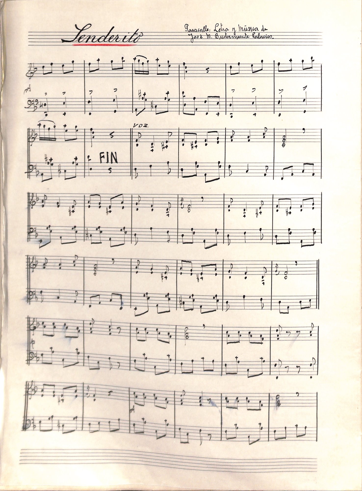 Portada de Senderito