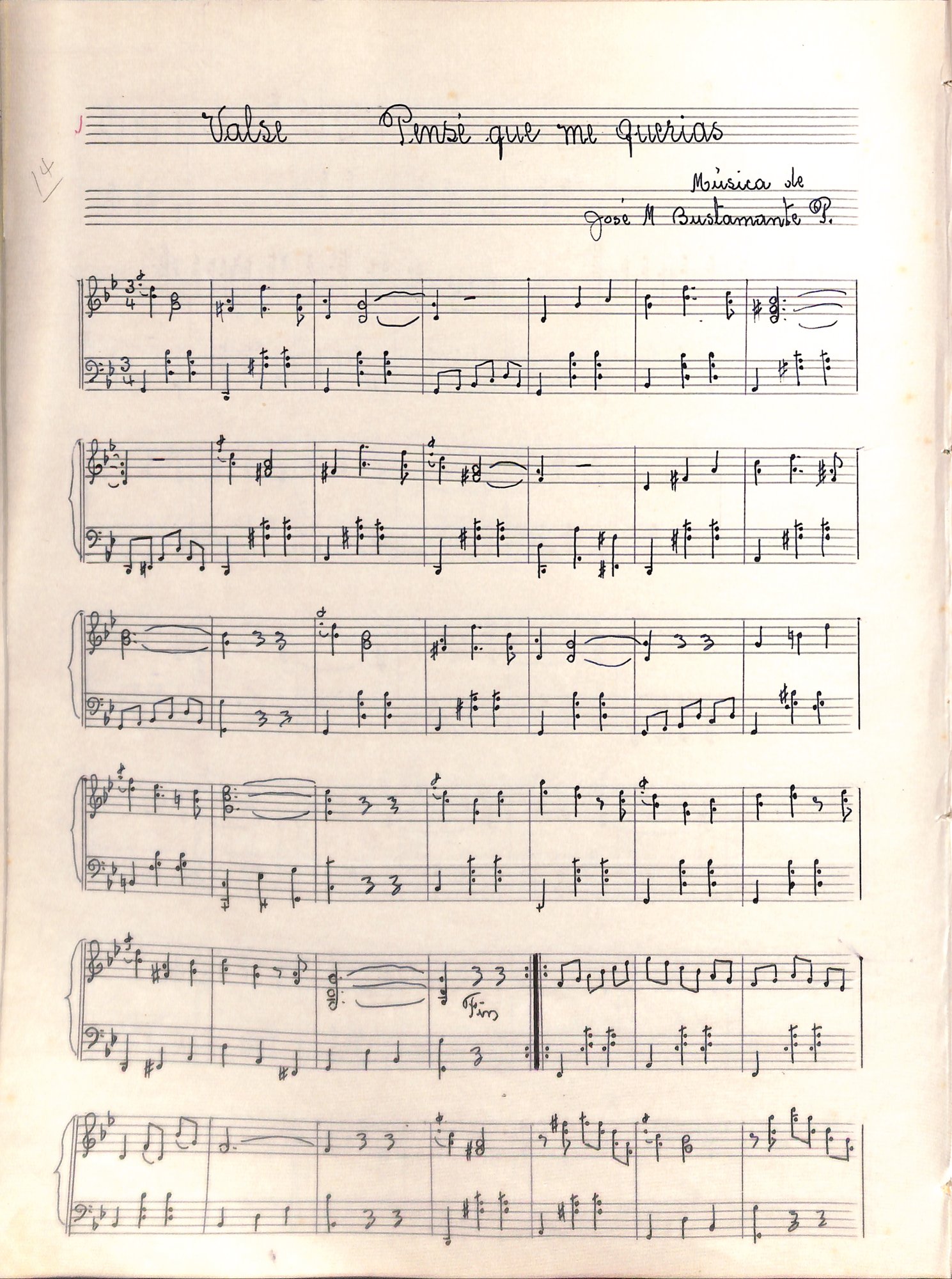 Portada de Pensé que me querias