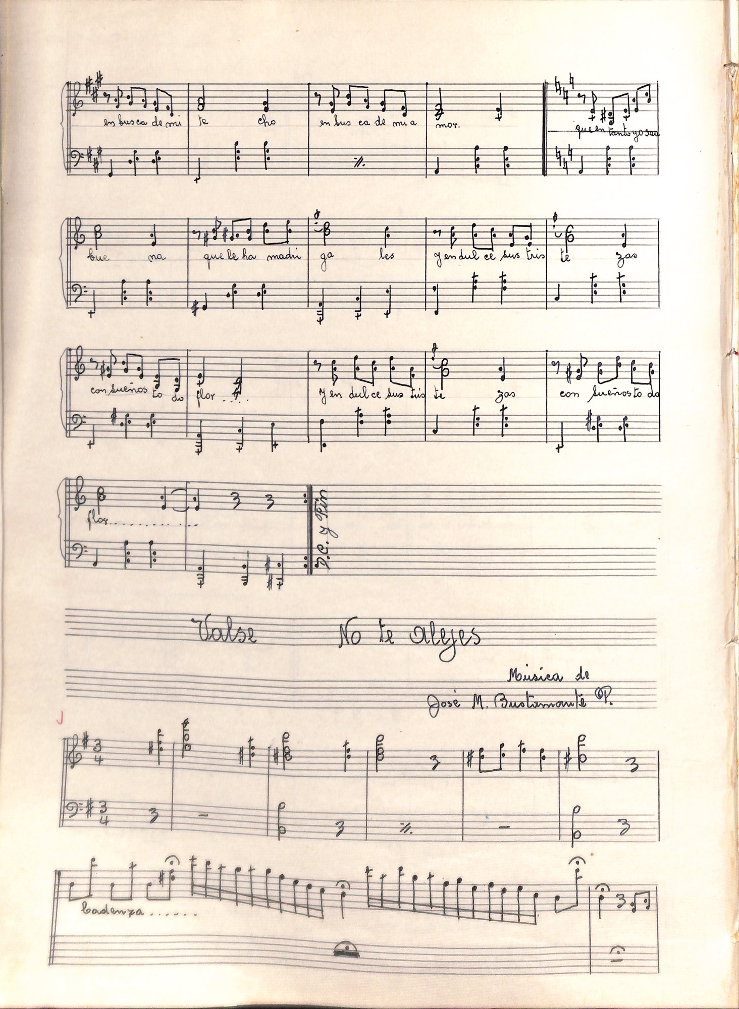 Portada de No te alejes