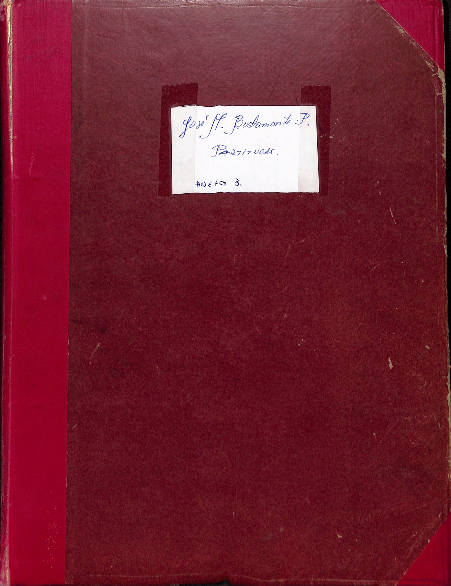 Portada de Partituras anexo 3