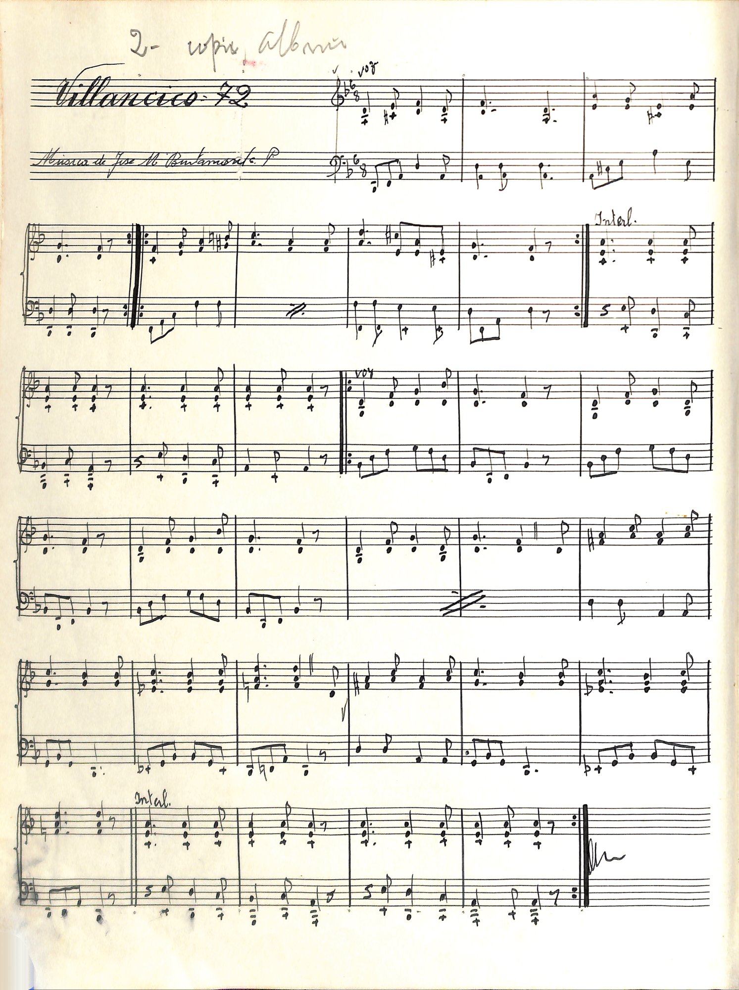 Portada de Villancico 72