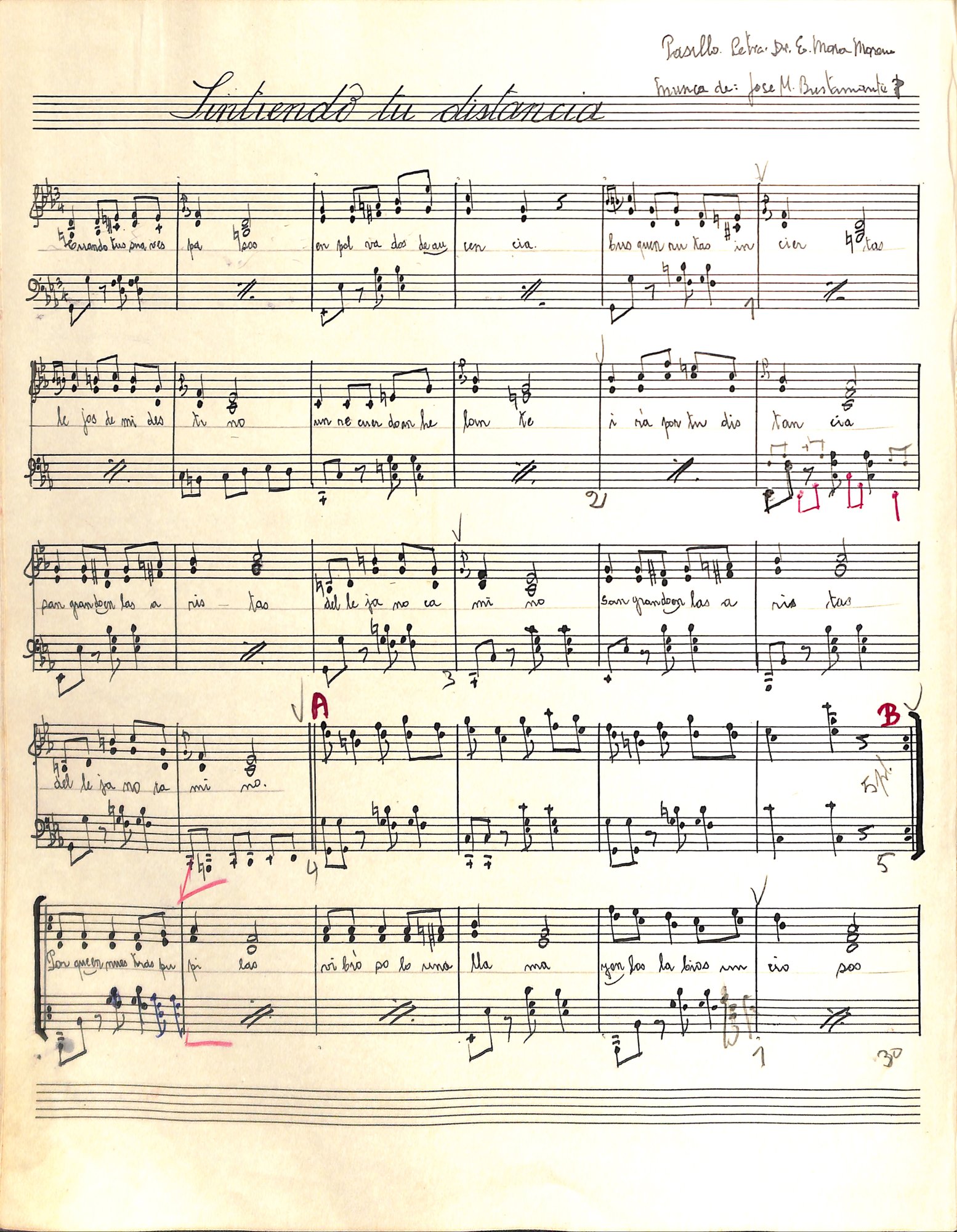 Portada de Sintiendo tu distancia