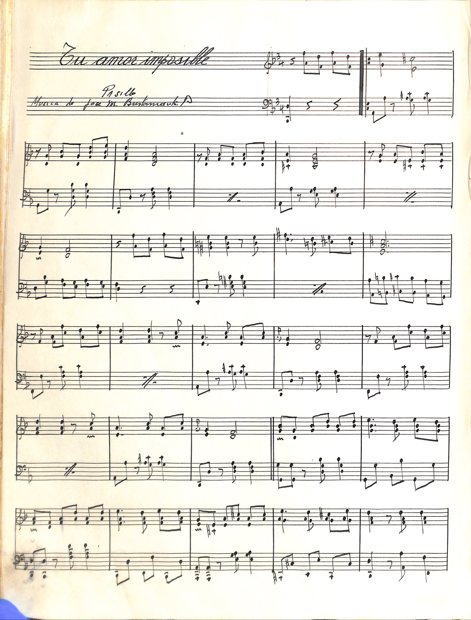 Portada de Tu amor imposible