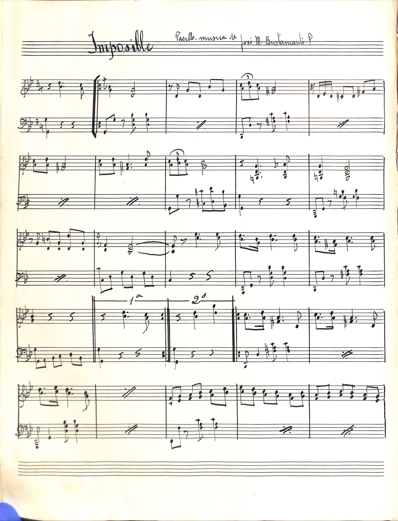 Portada de Imposible