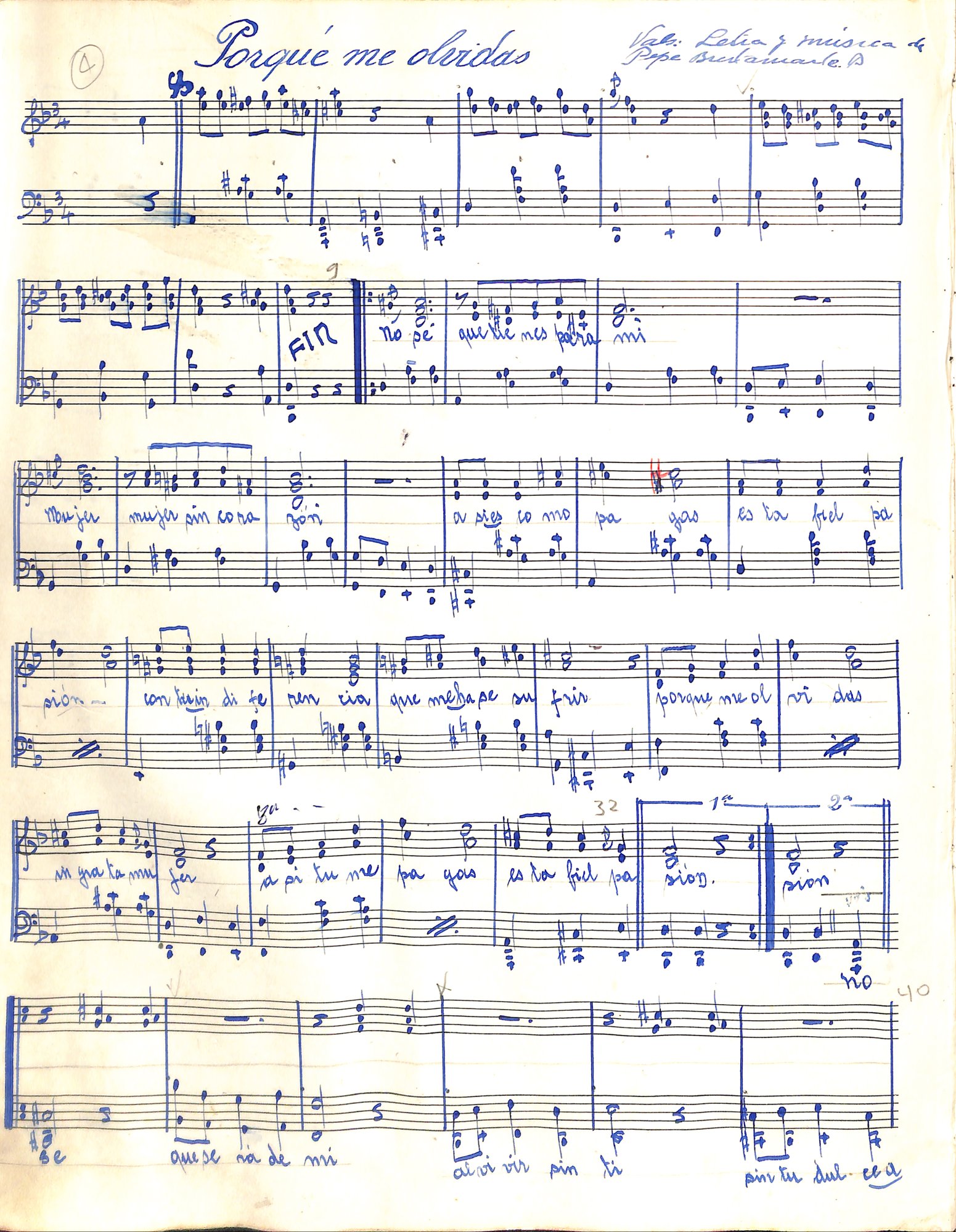 Portada de Porqué me Olvidas