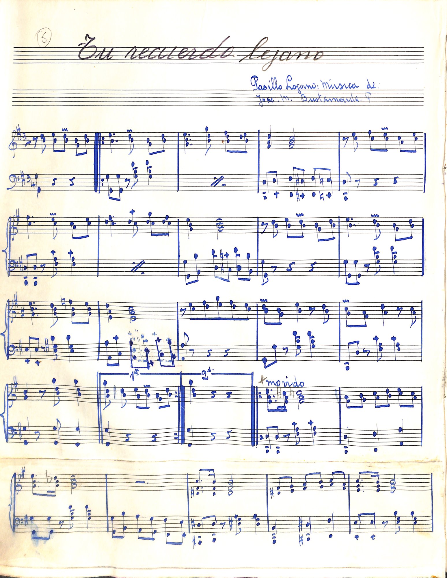 Portada de Tu recuerdo lejano