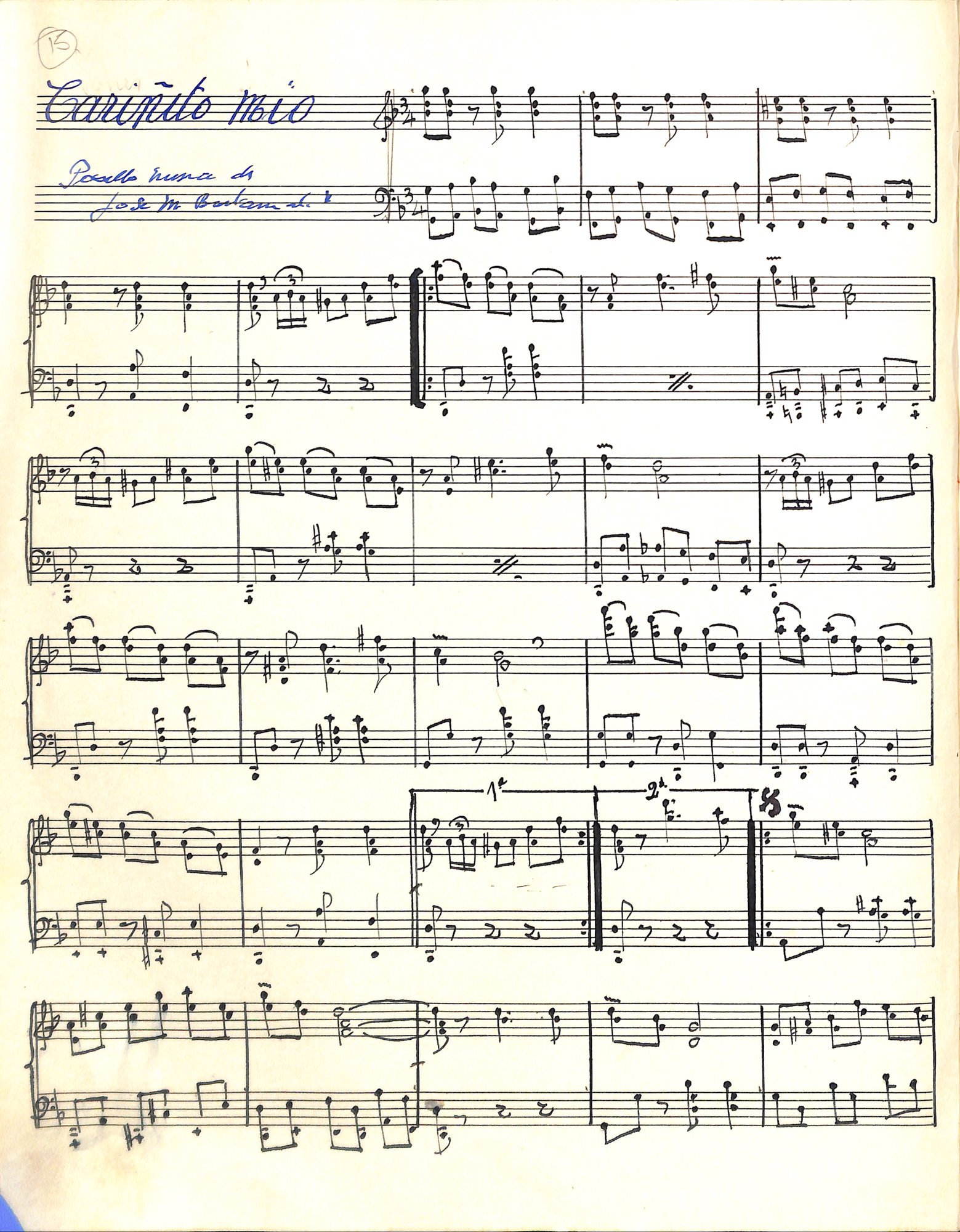 Portada de Cariñito mio