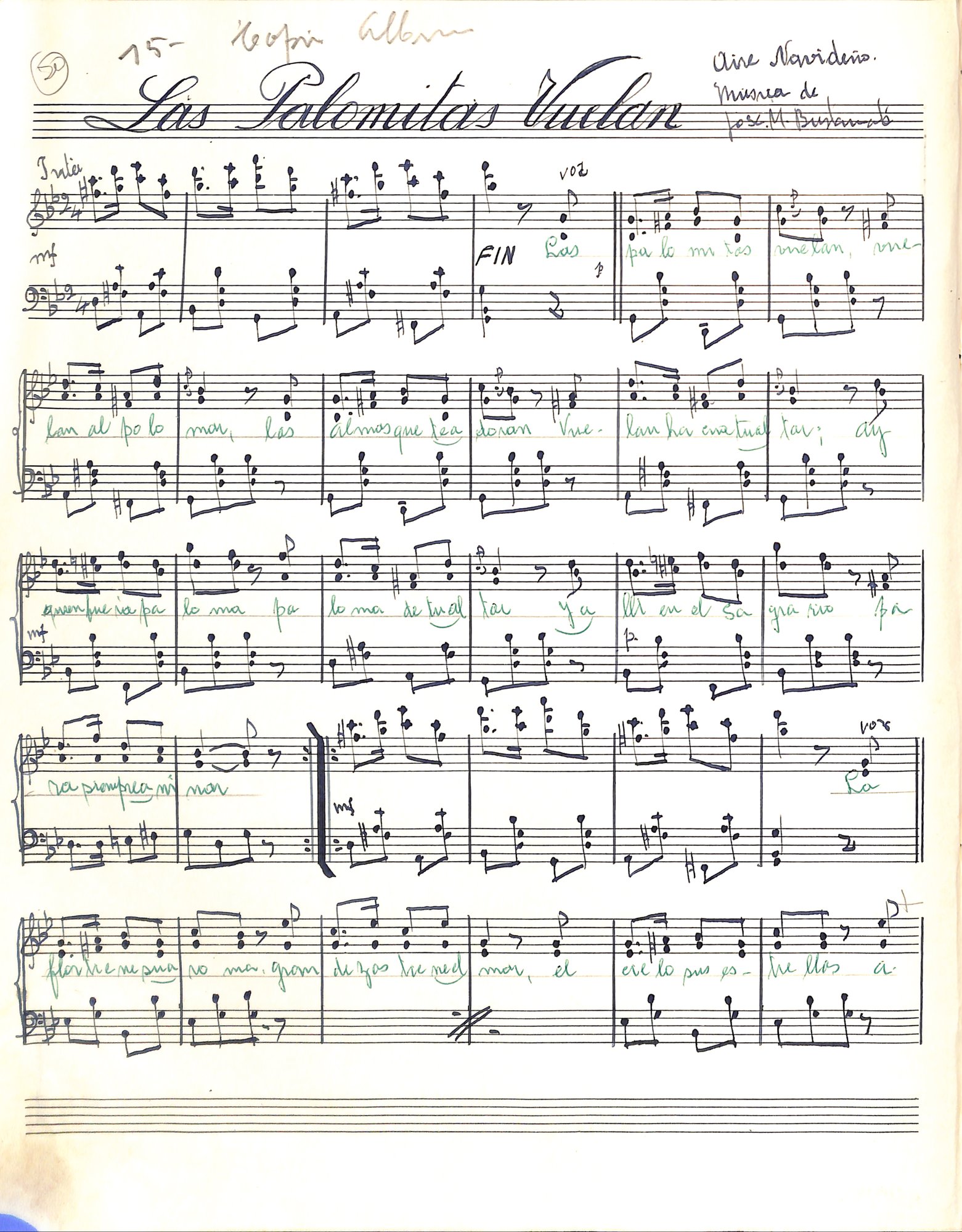 Portada de Las Palomitas Vuelan