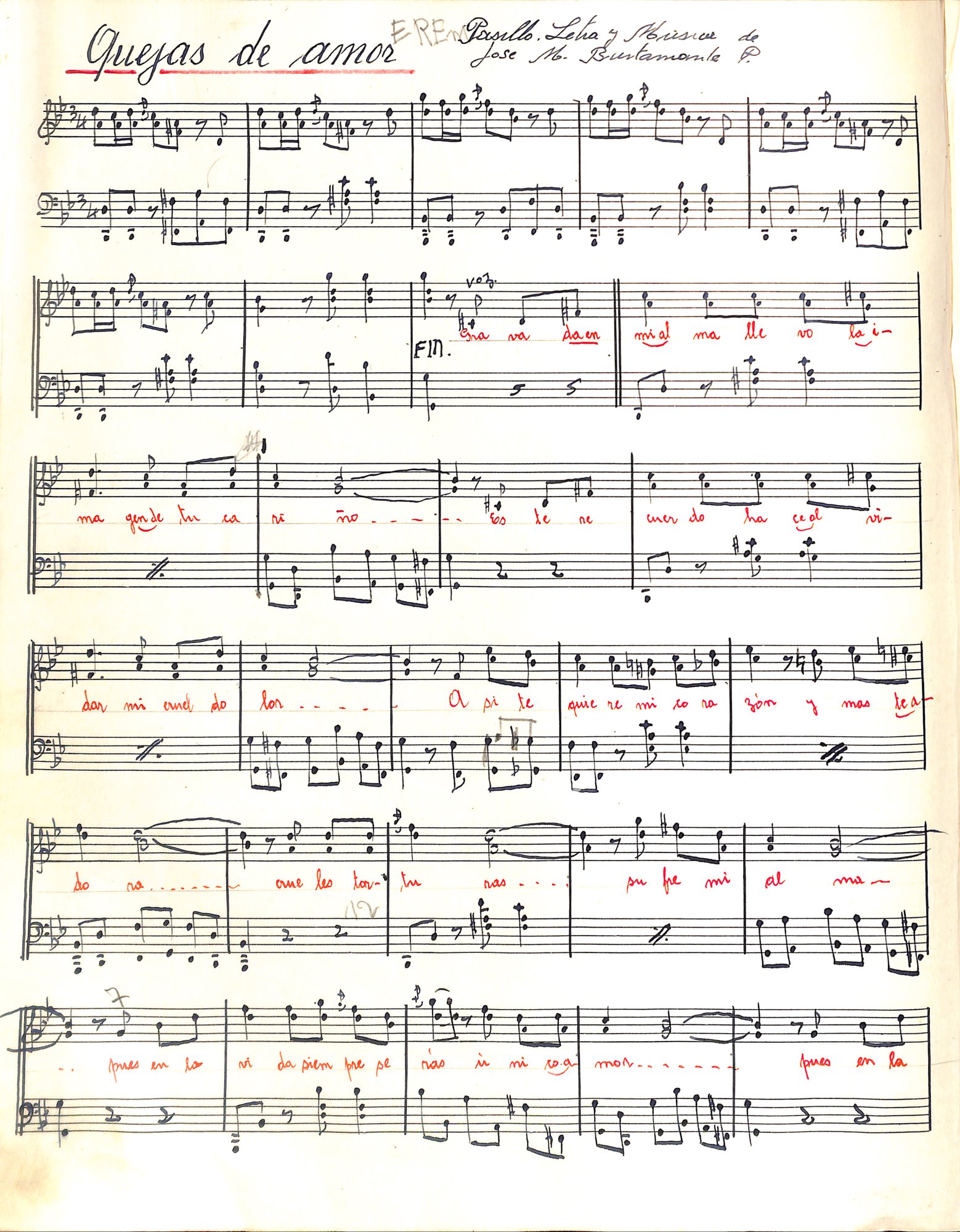 Portada de Quejas de Amor