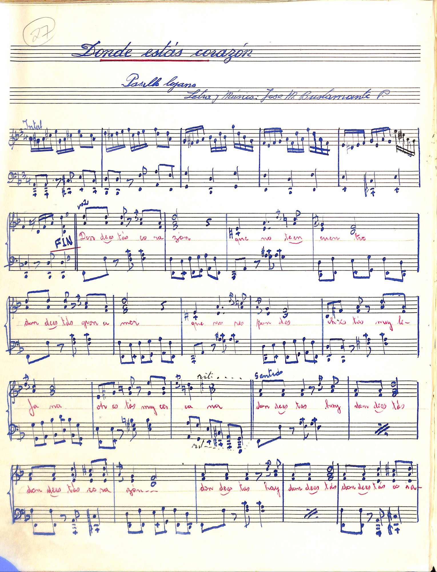 Portada de Donde estás Corazón