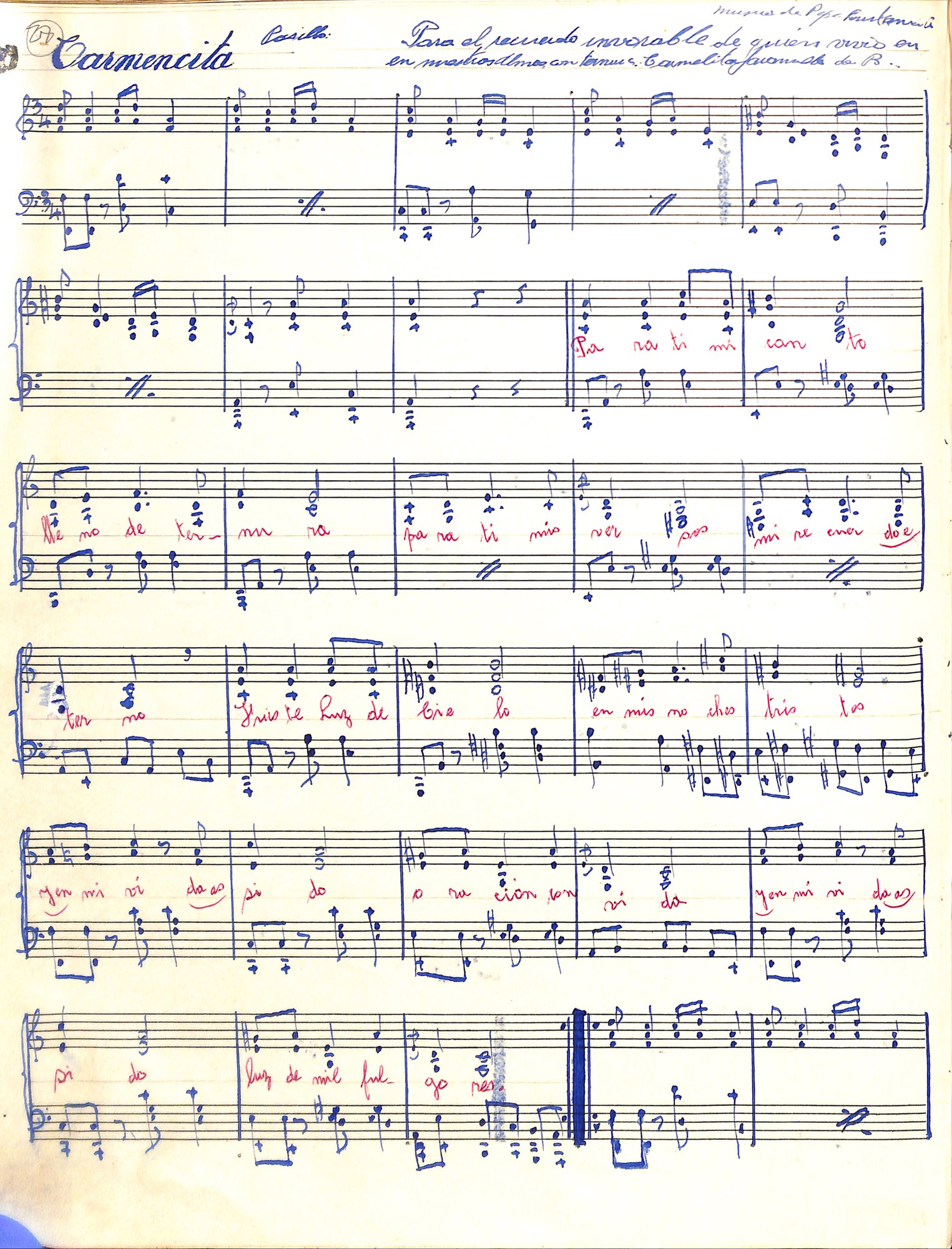 Portada de Carmencita