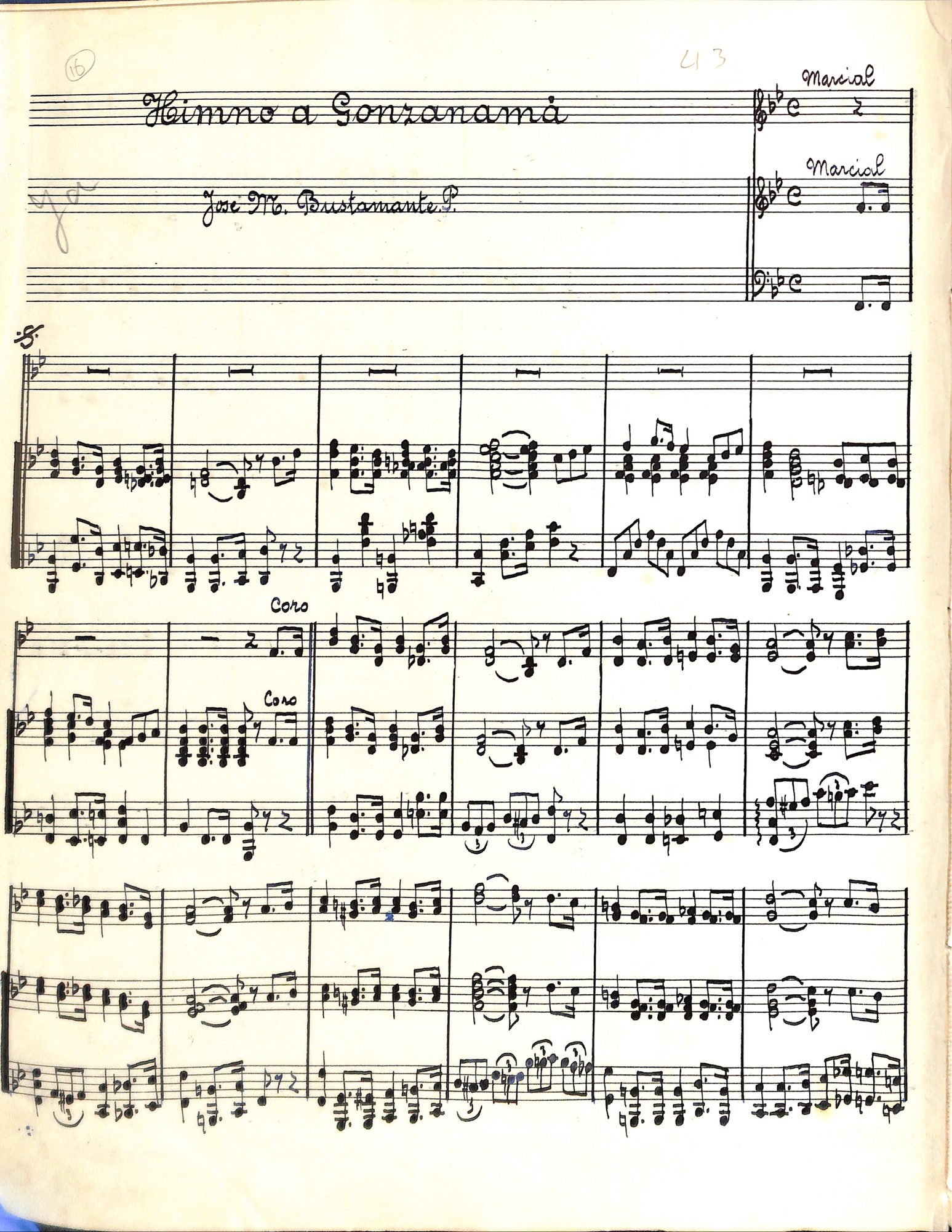 Portada de Himno a Gonzanamá