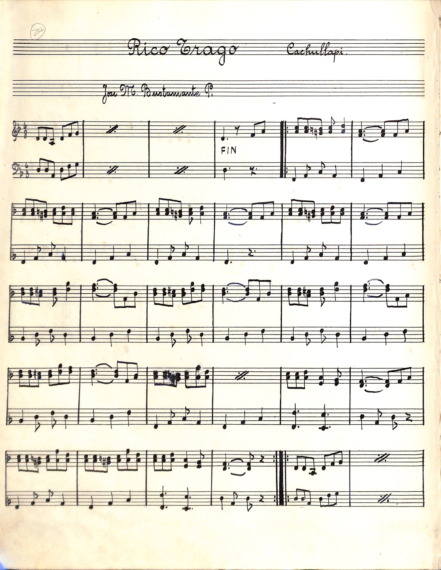 Portada de Rico Trago