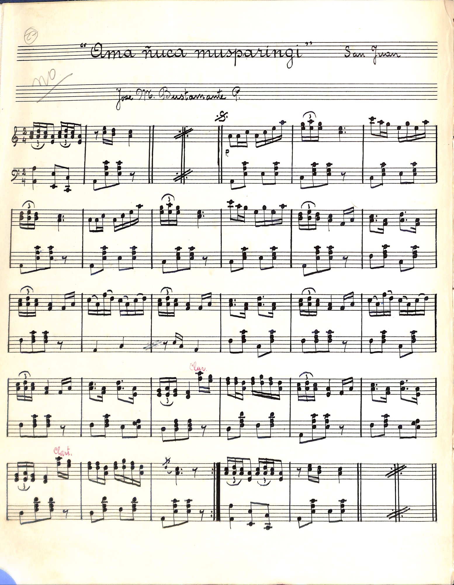 Portada de Ama ñuca musparingi