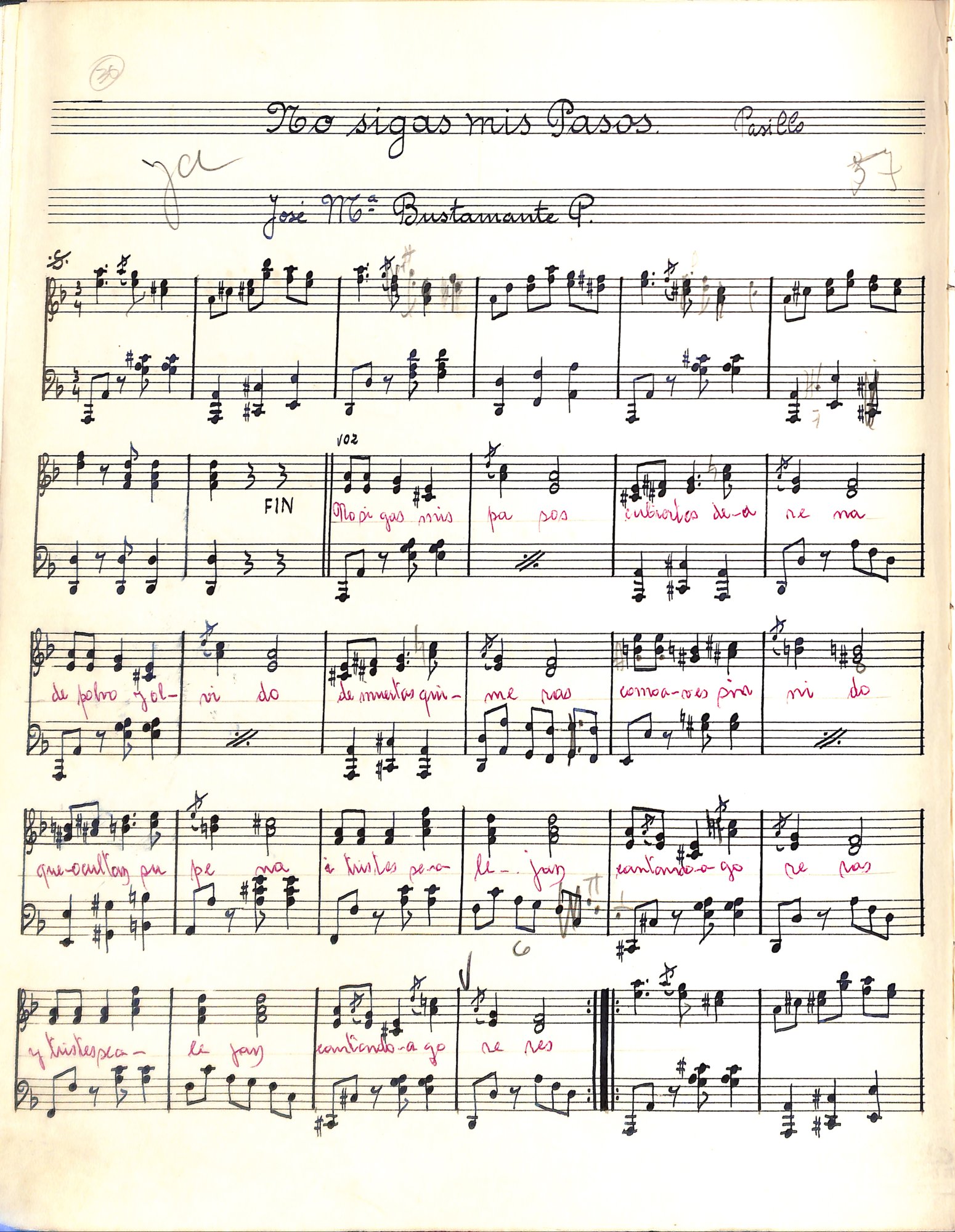 Portada de No sigas mis pasos