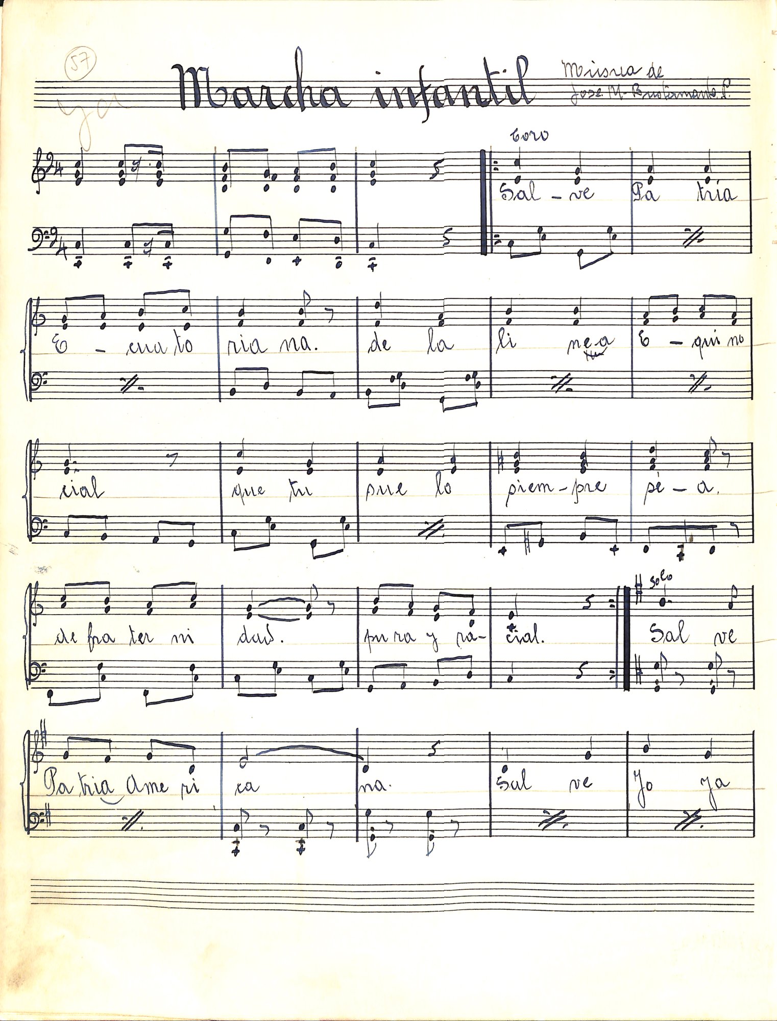 Portada de Marcha infantil