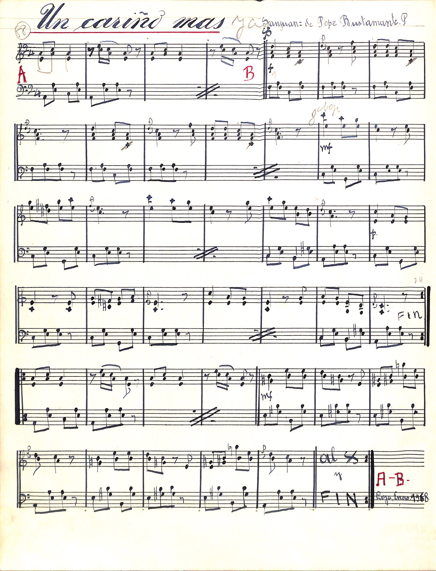 Portada de Un cariño mas