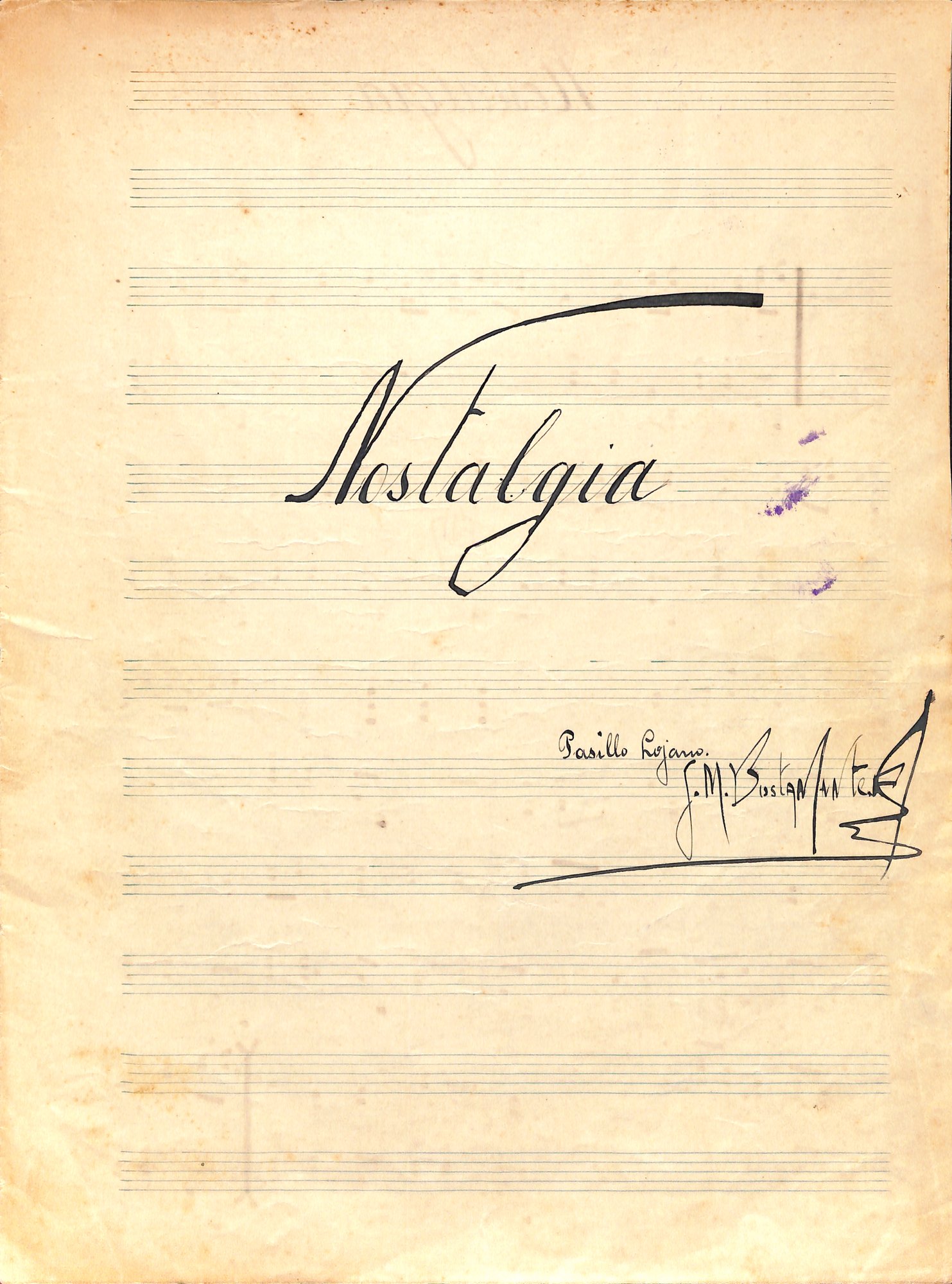 Portada de Nostalgia