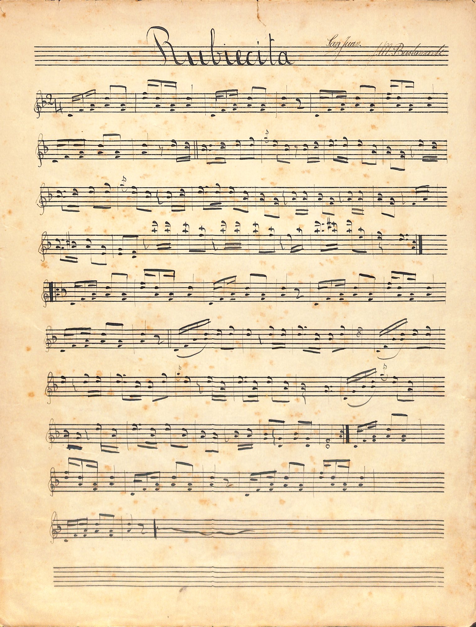 Portada de Rubiecita