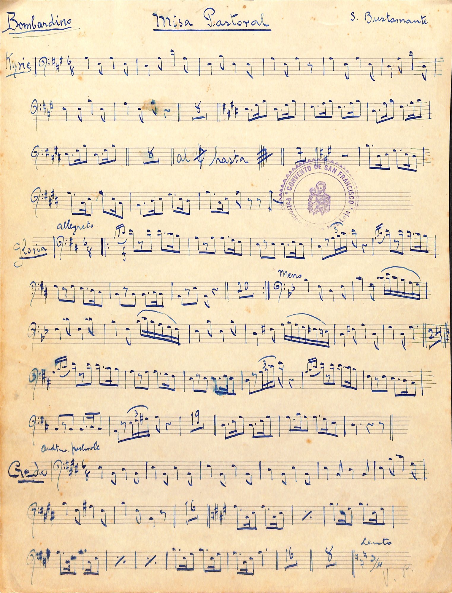 Portada de Misa Pastorela