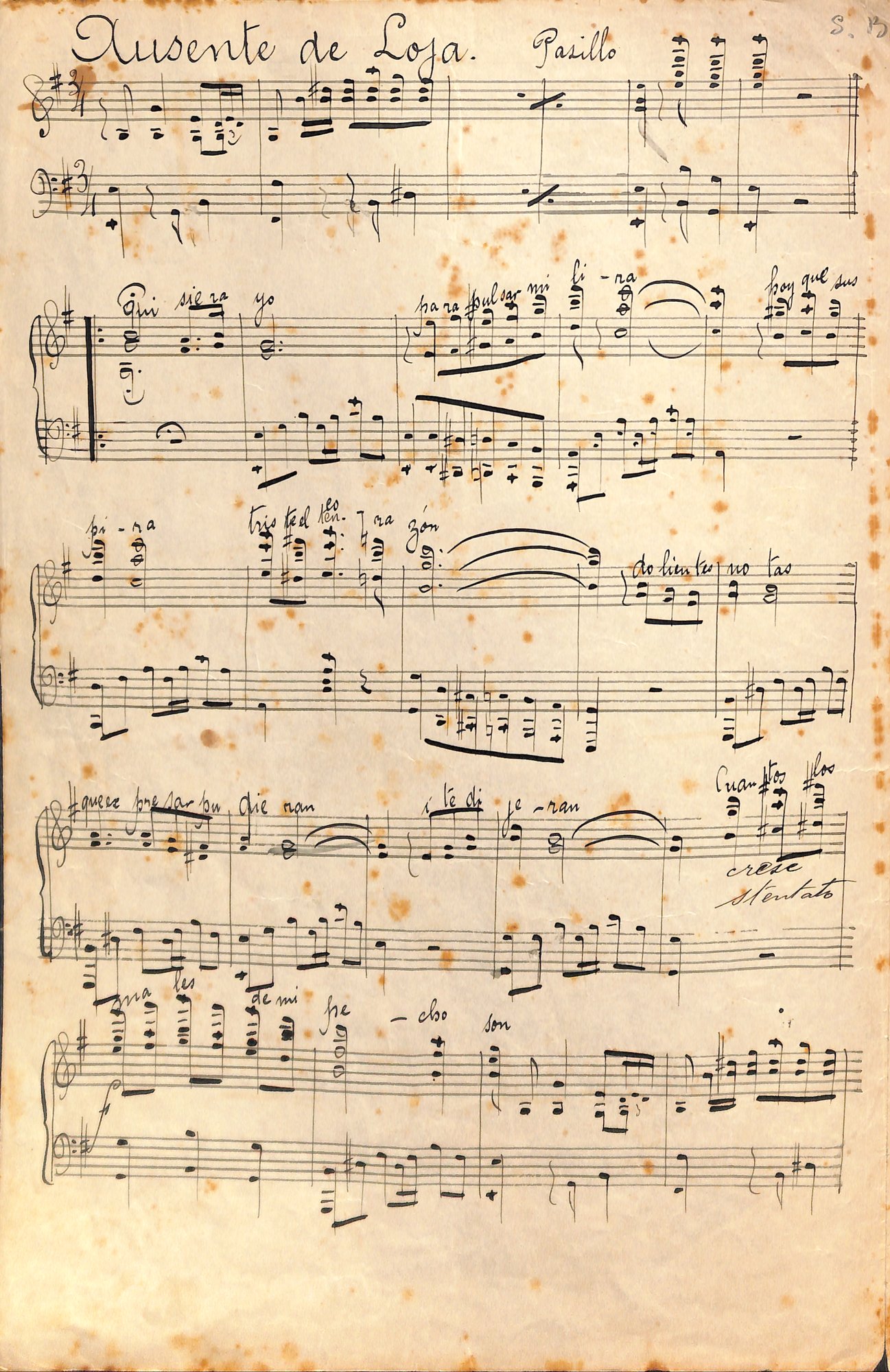 Portada de Ausente de Loja