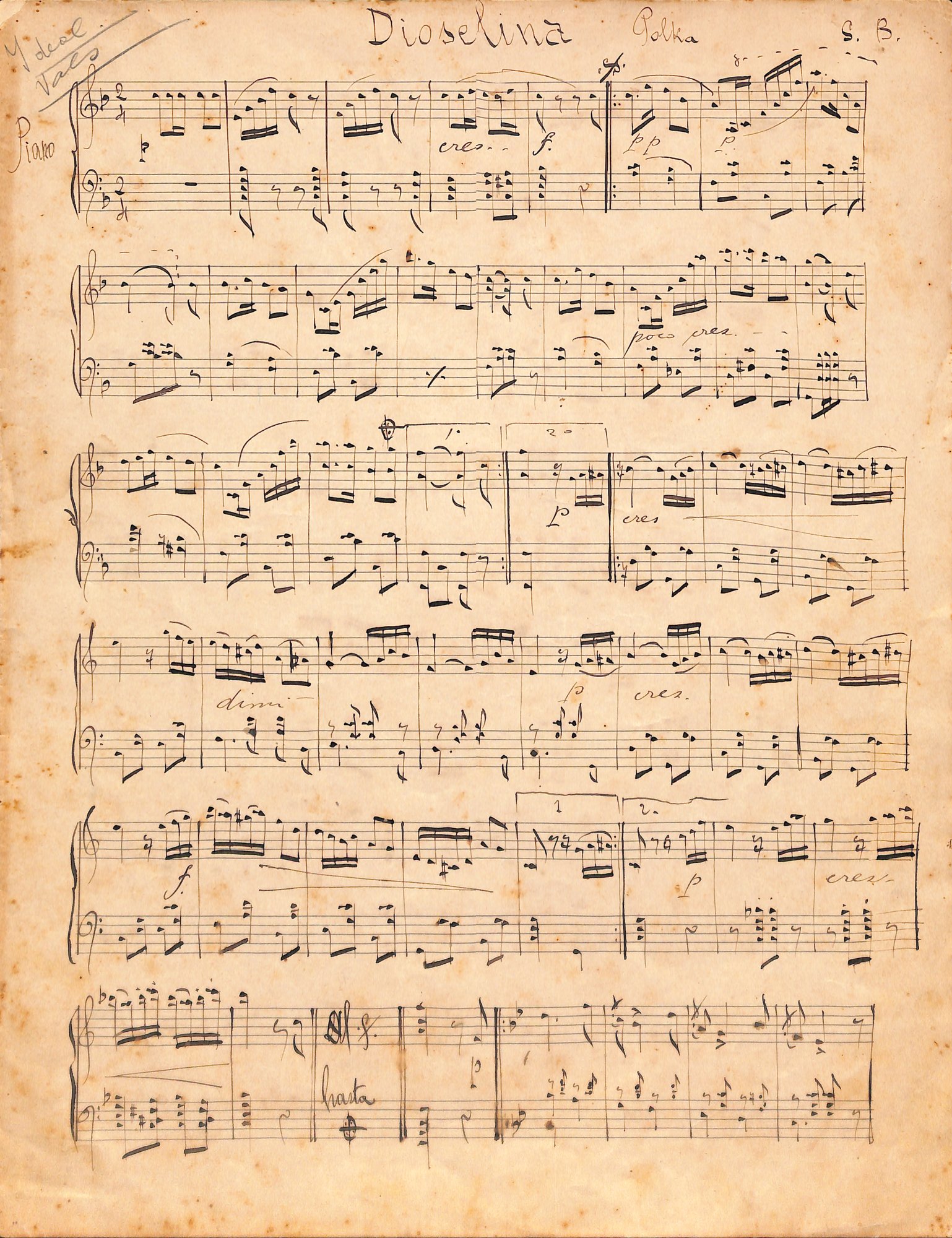 Portada de Dioselina