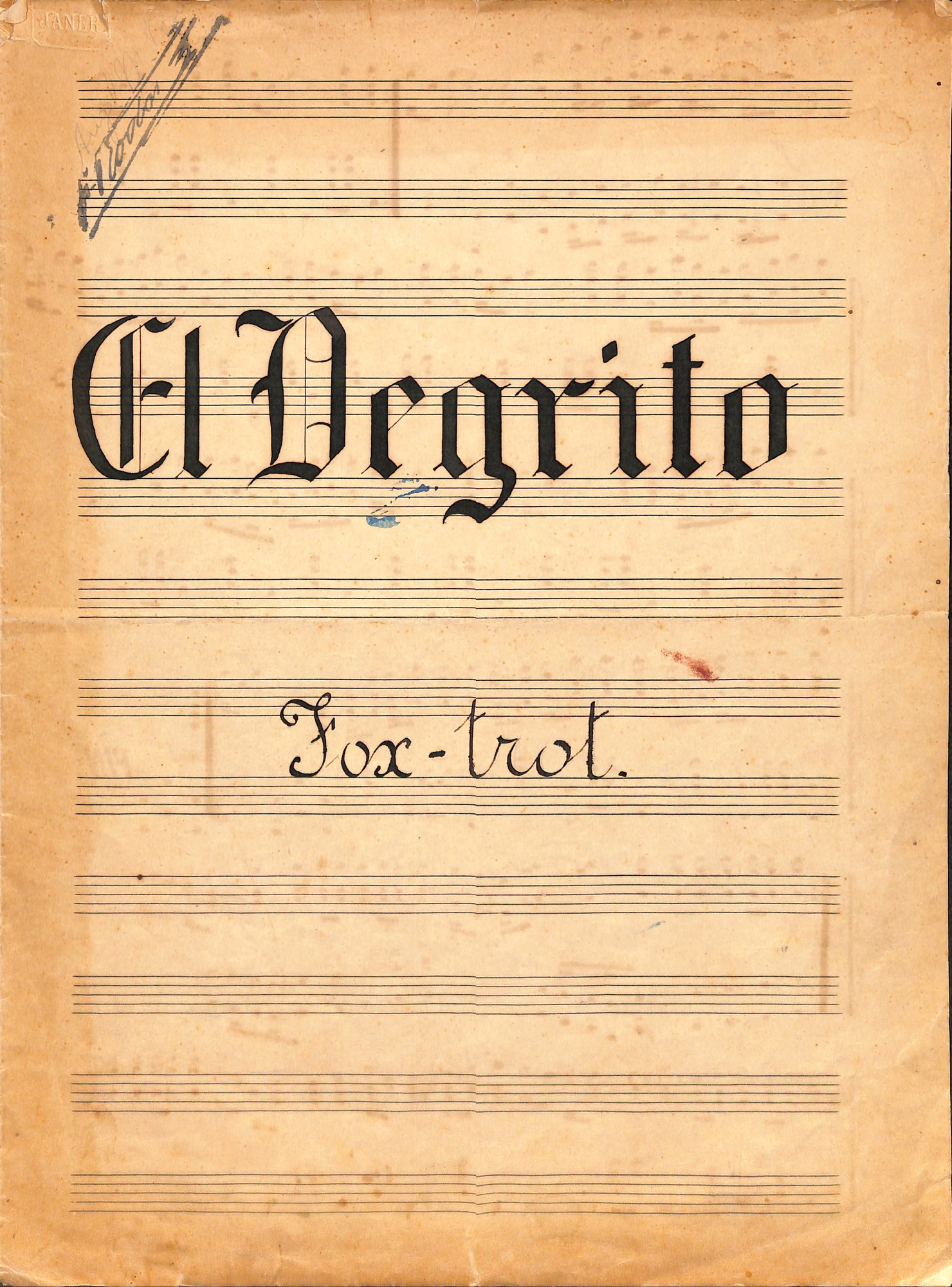 Portada de El Negrito