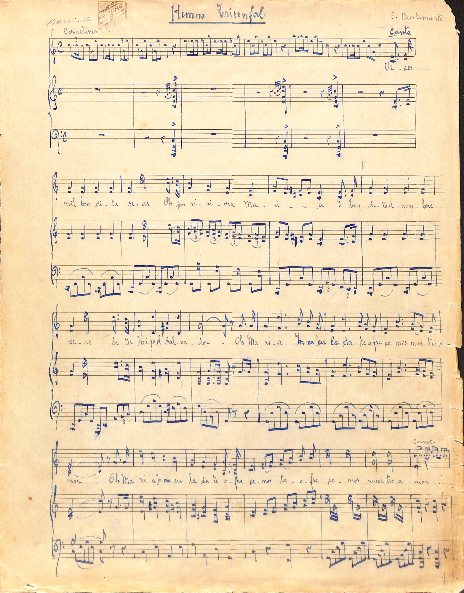 Portada de Himno Triunfal