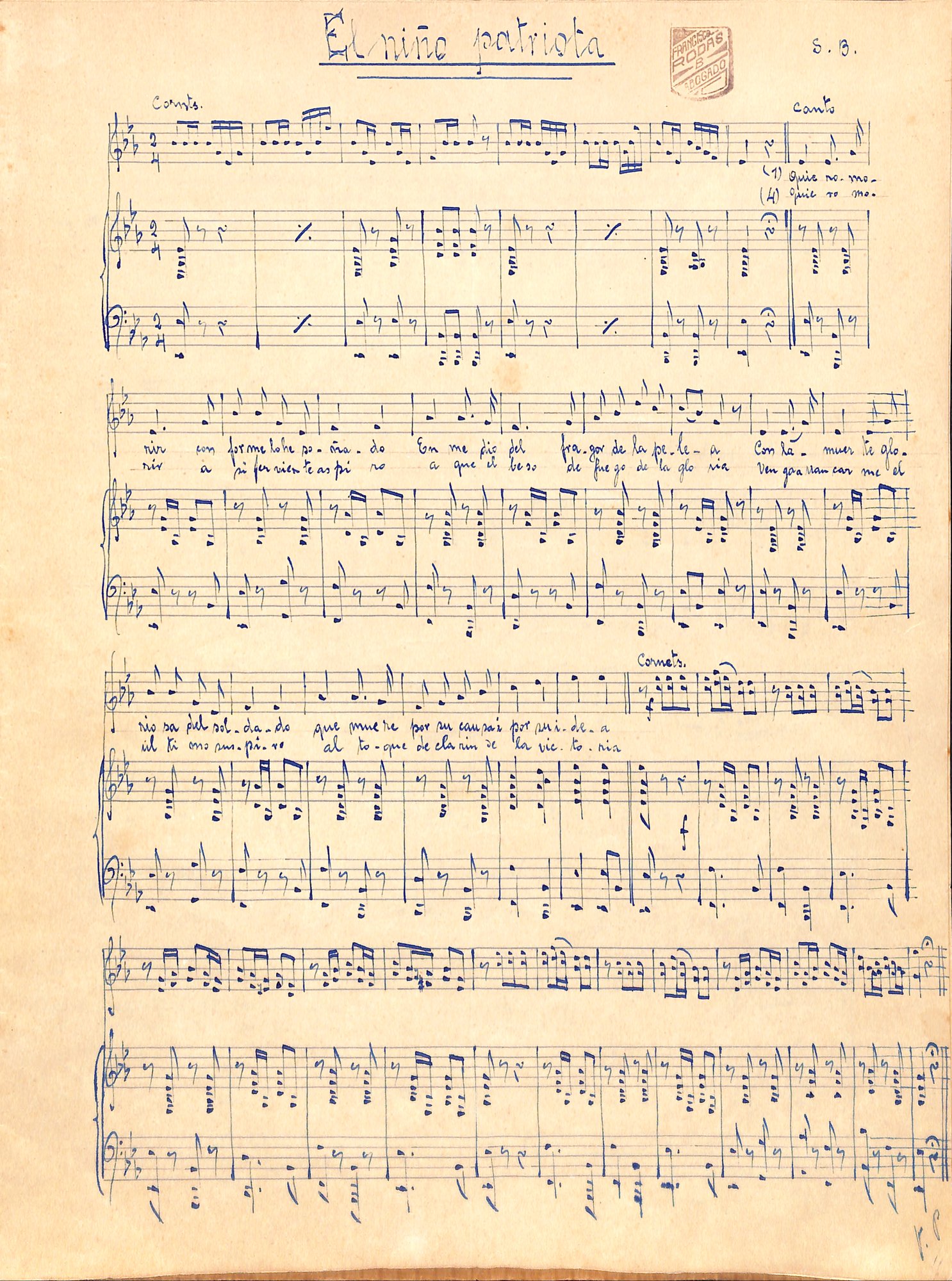 Portada de El niño patriota