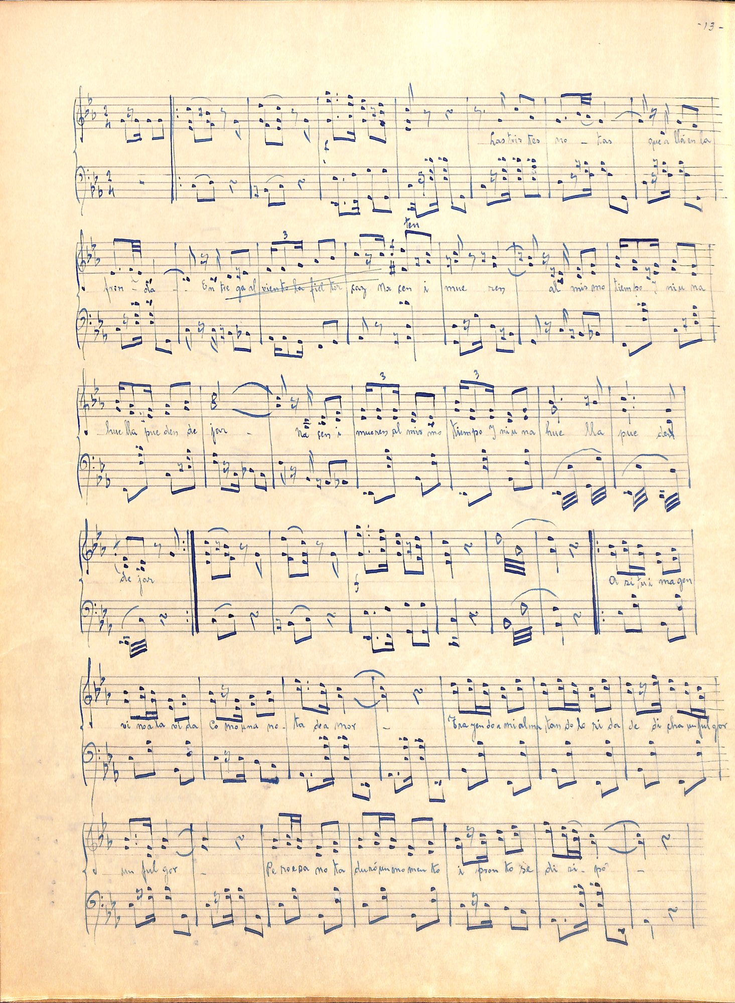 Portada de Las tristes notas!