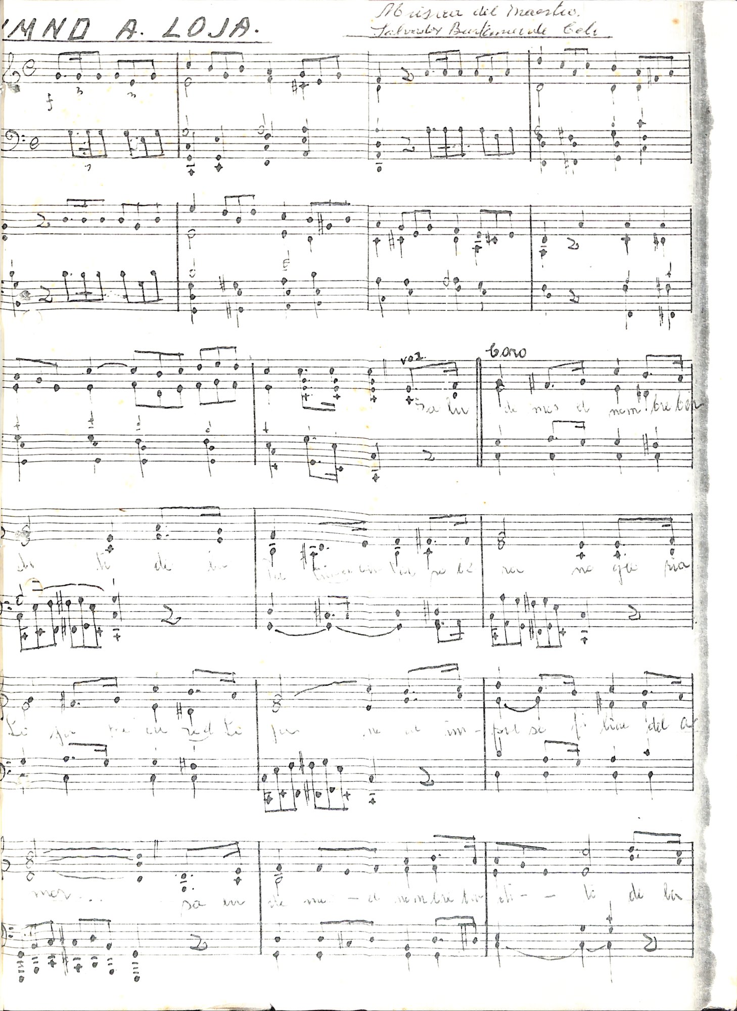 Portada de Himno a Loja