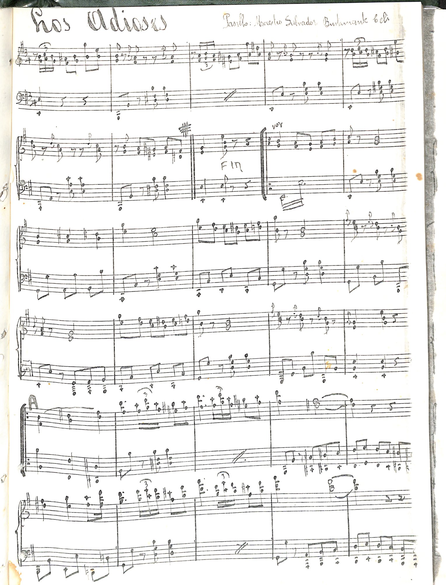 Portada de Los Adioses