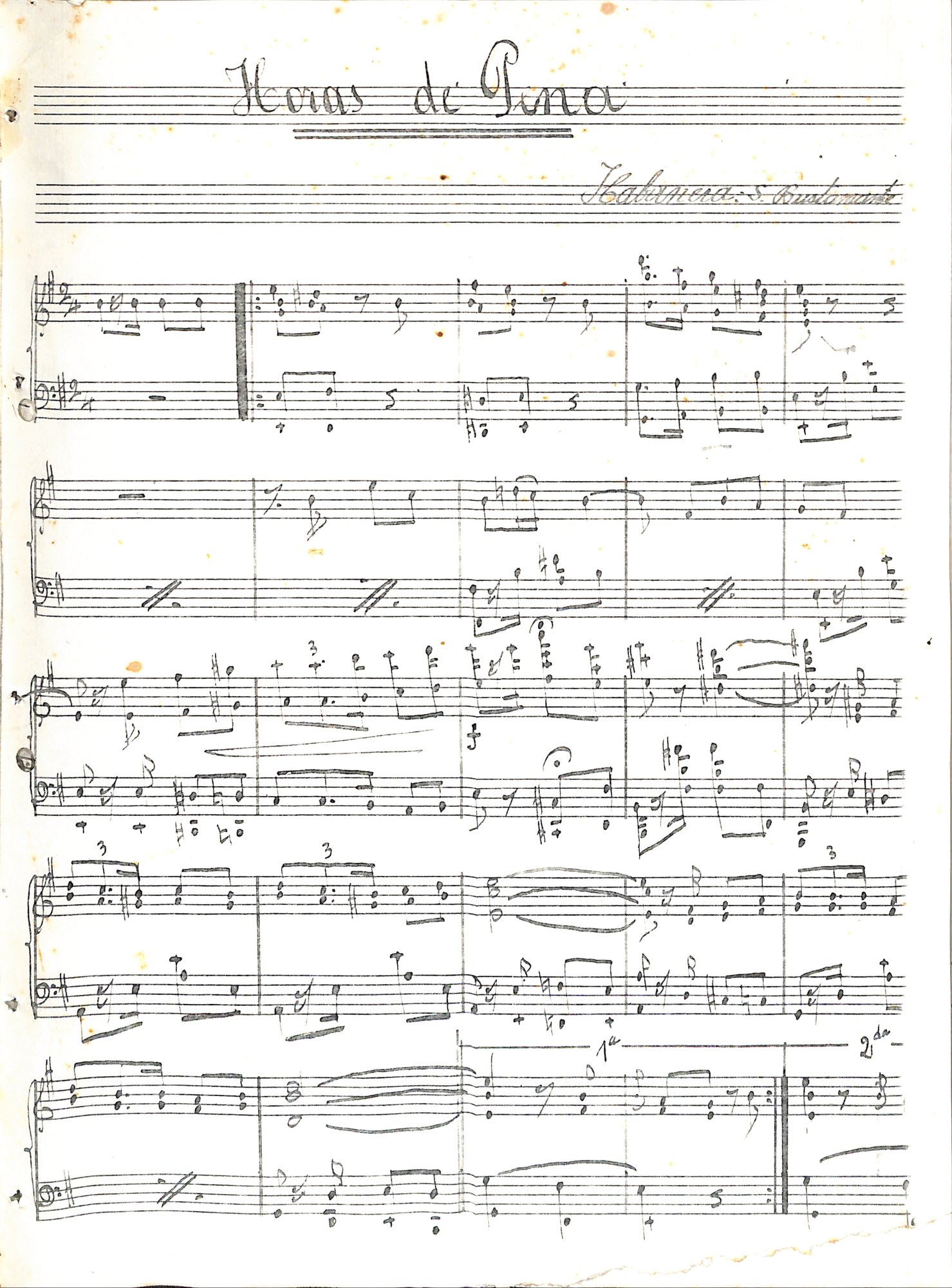 Portada de Horas de Pena