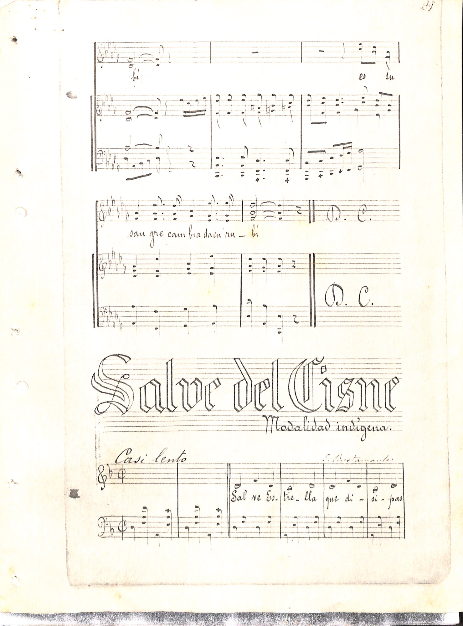 Portada de Salve del Cisne